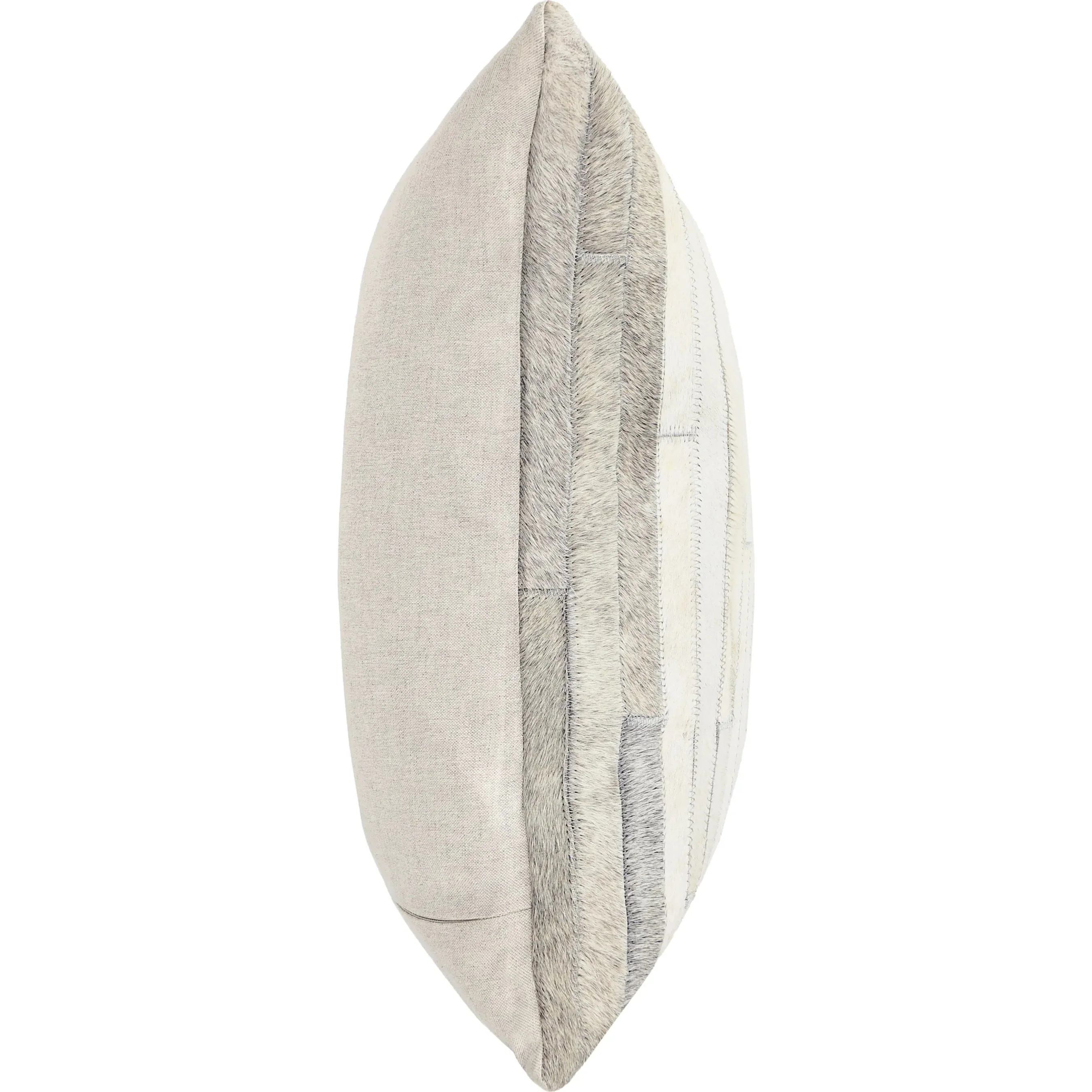 Meru Hair on Hide Throw Pillow - Image 4