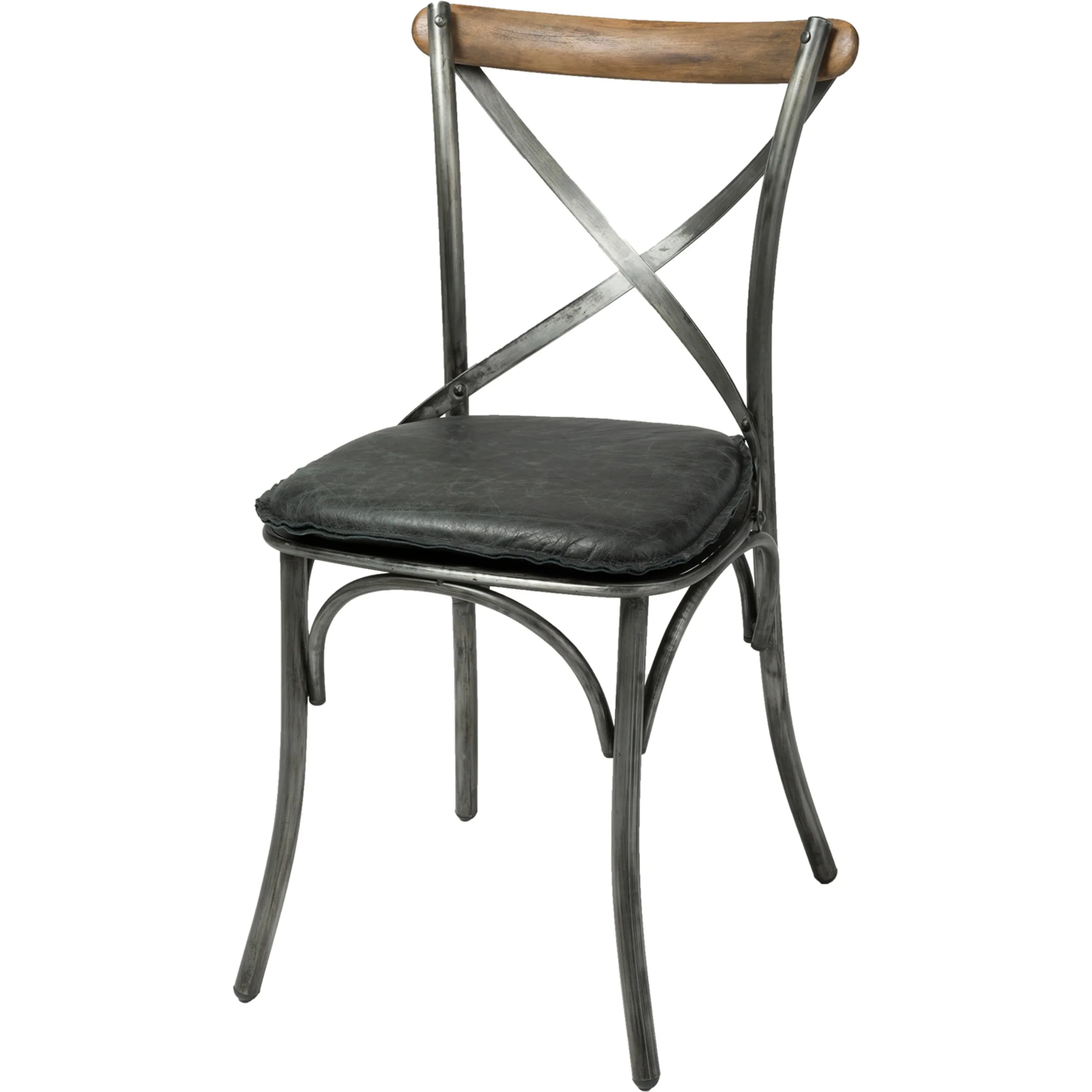 Metal Crossback Chair
