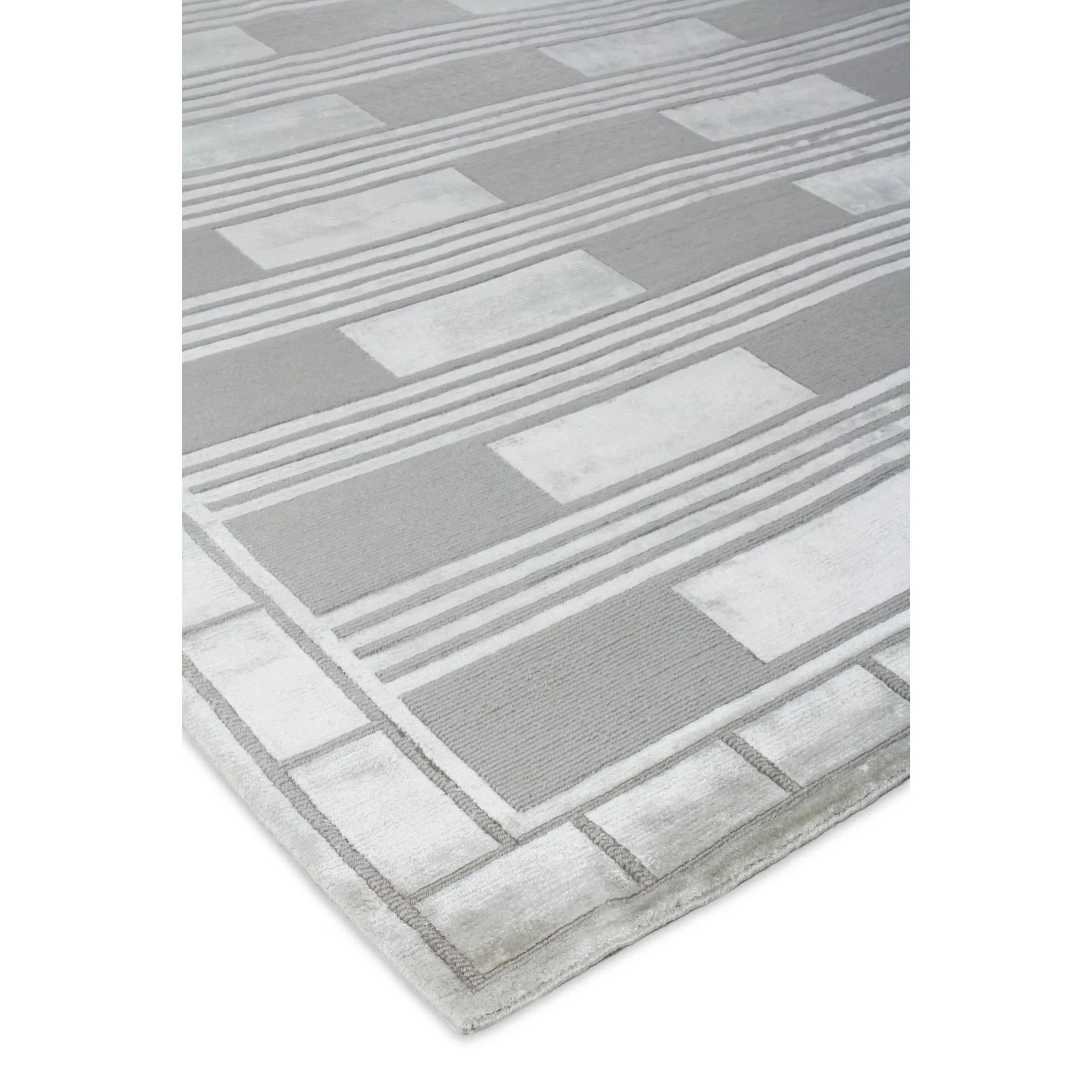 Metro Pattern Velvet Rug - Image 7