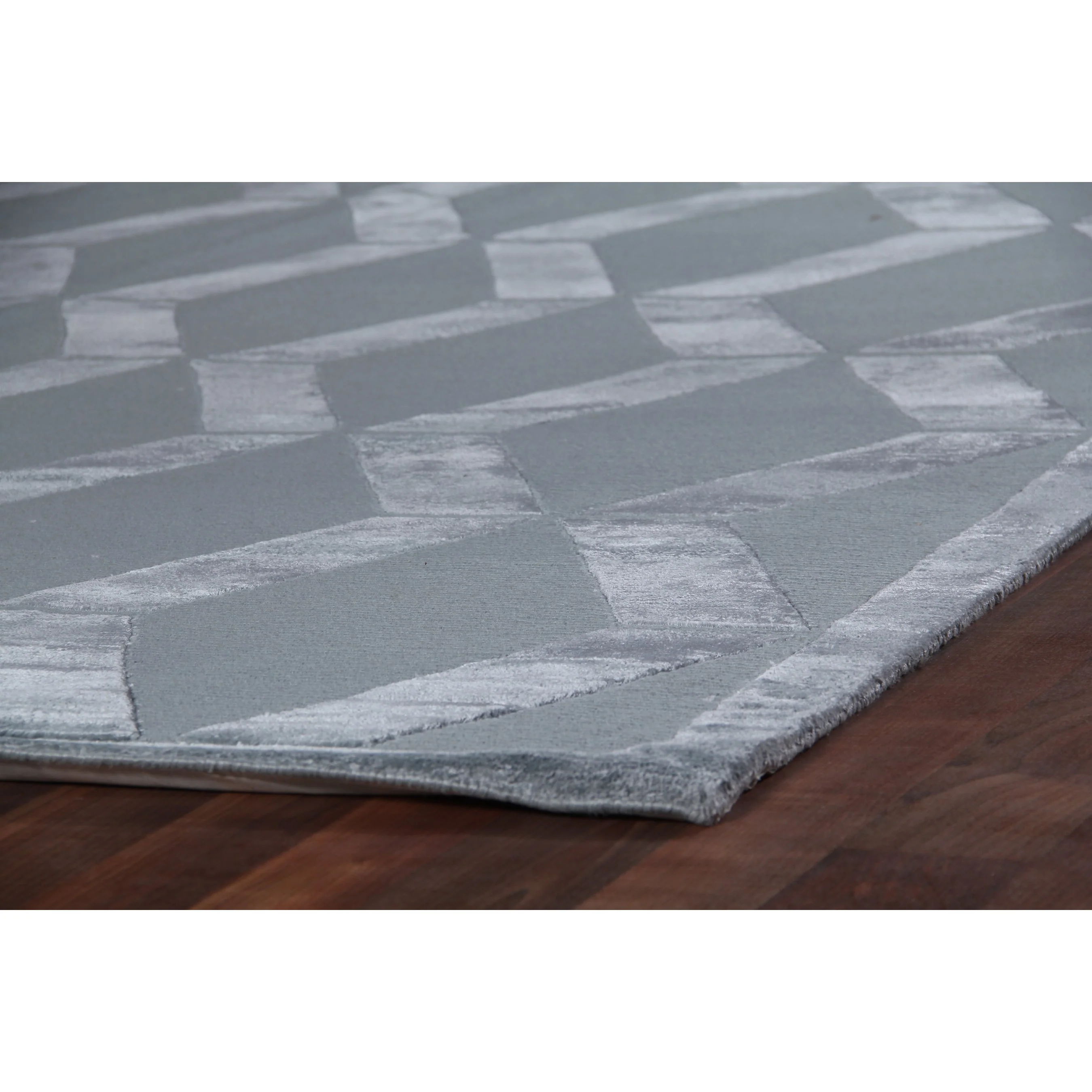 Metro Velvet Rug - Blue - Image 2