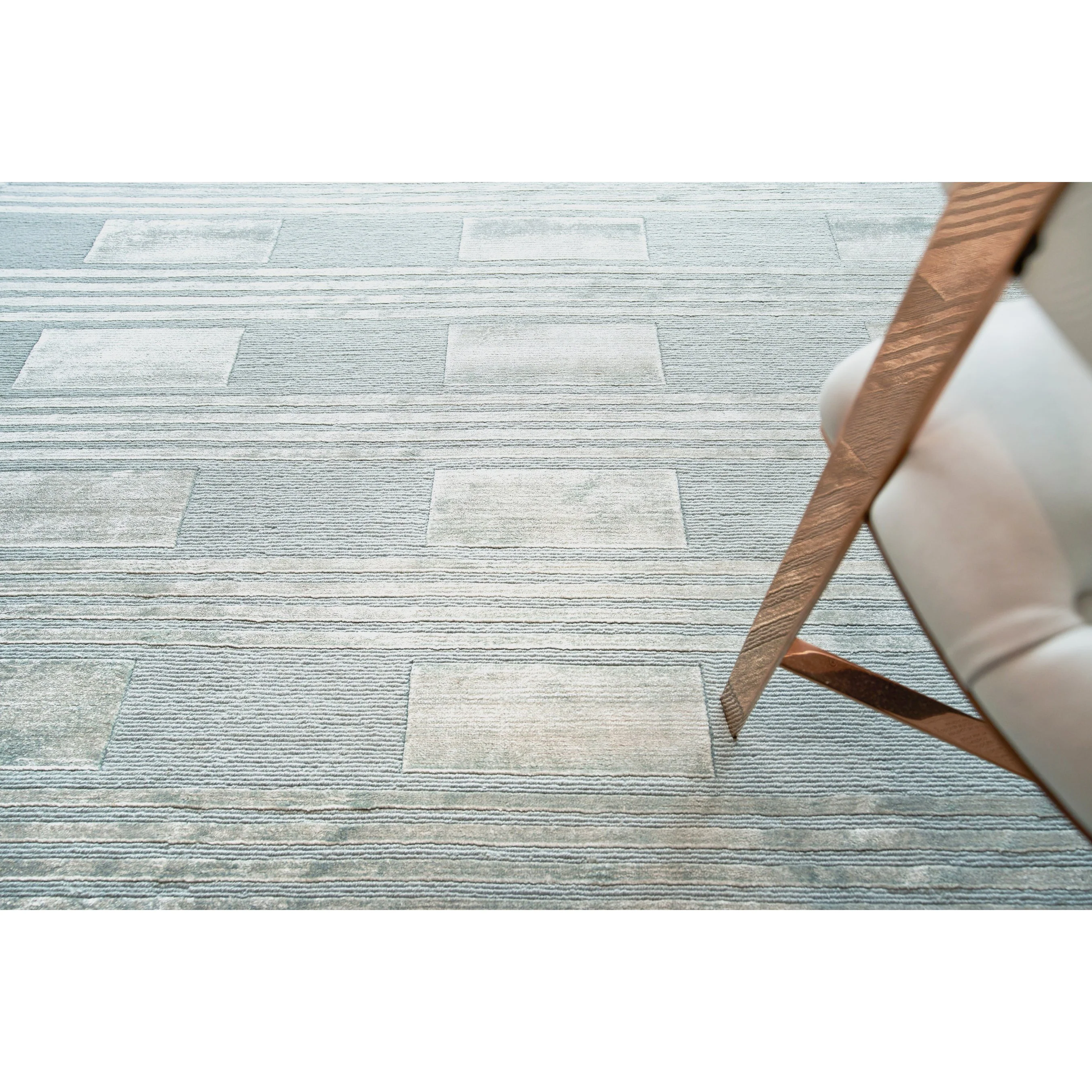 Metro Velvet Rug - Blue - Image 5
