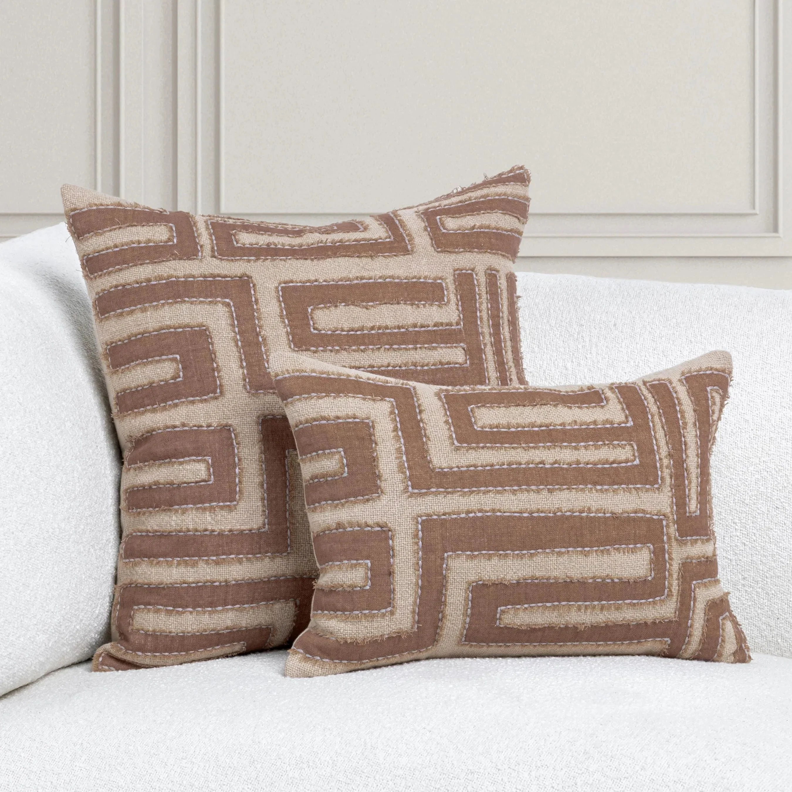 Mia Linen Blend Throw Pillow - Image 30