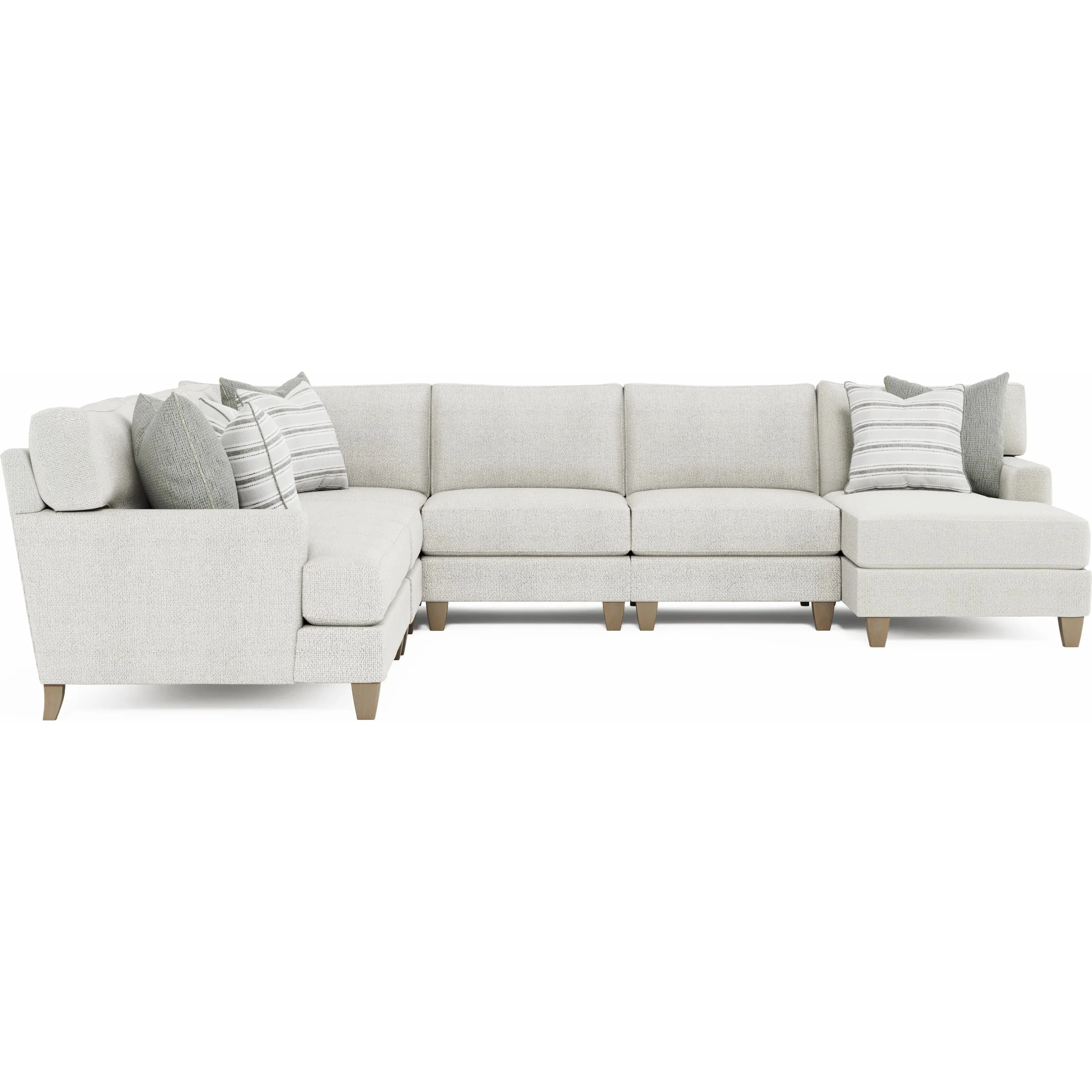 Mila 6-Piece Fabric Sectional - Image 3