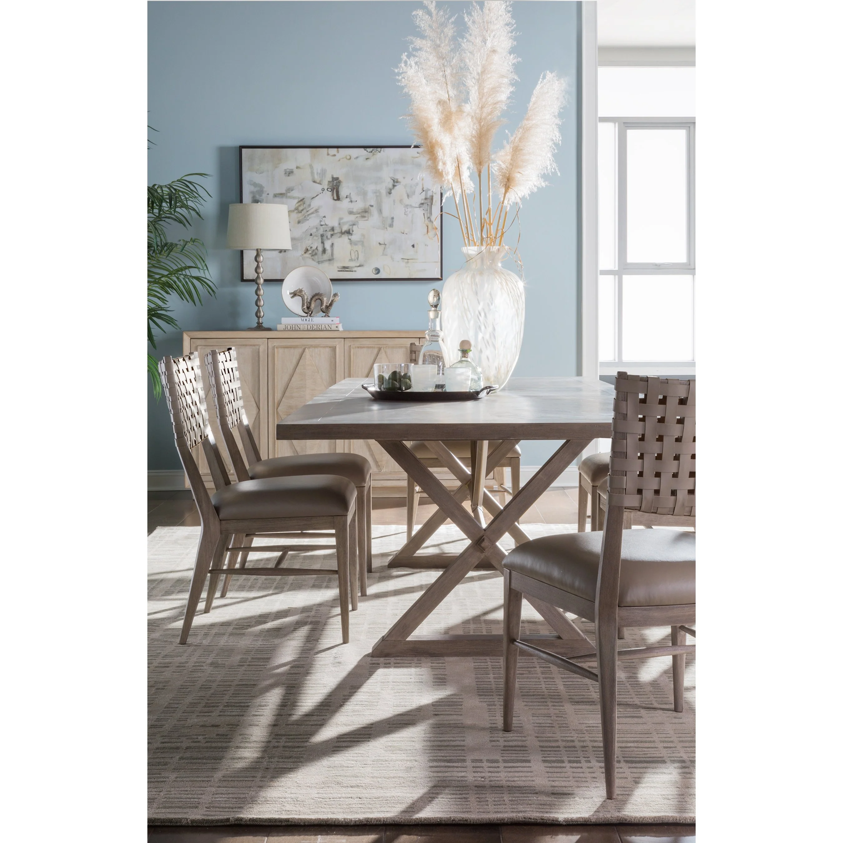 Milo Leather Side Chair - Image 6