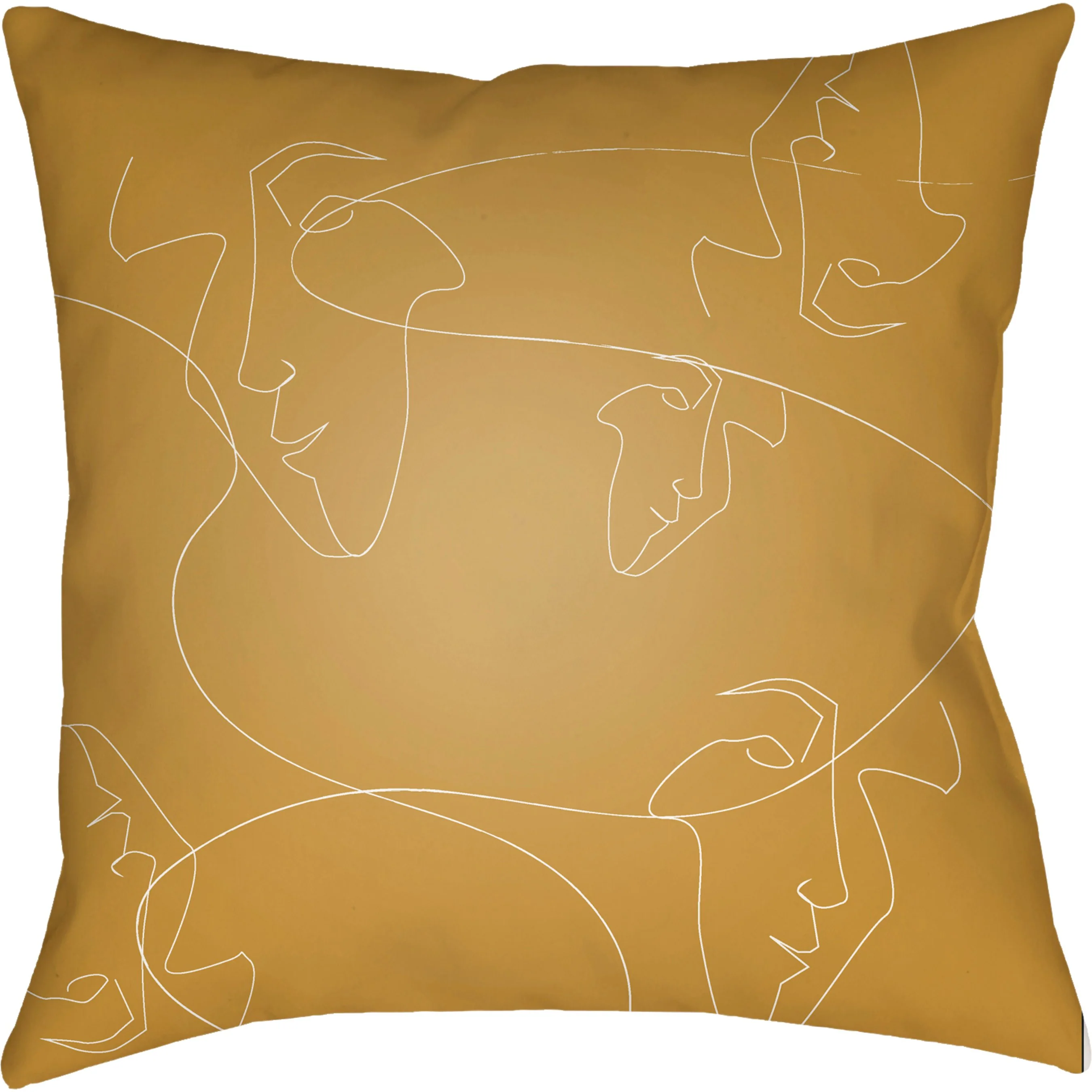 Modern Faces Indoor/Outdoor Pillow