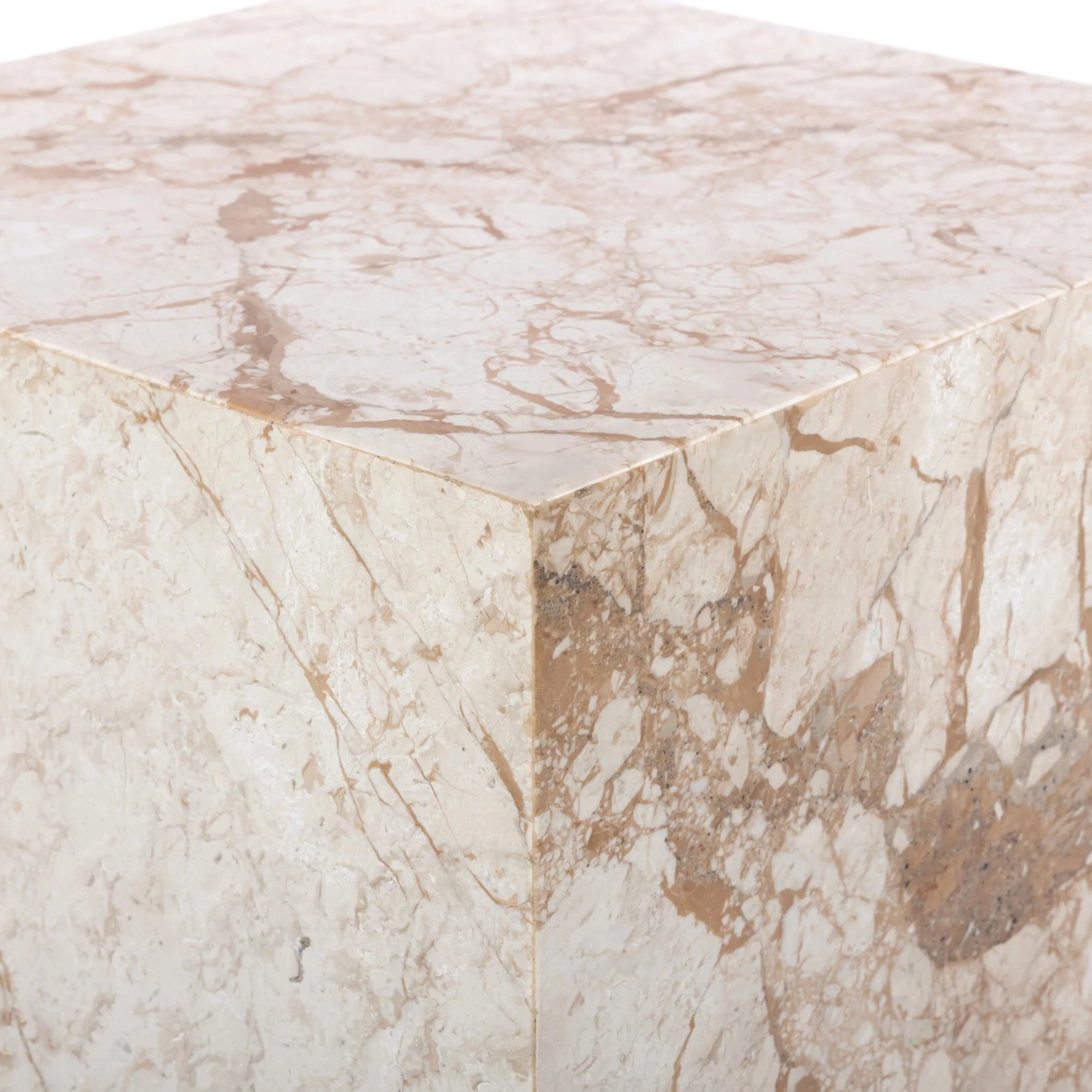 Modern Marble Plinth End Table - Image 13