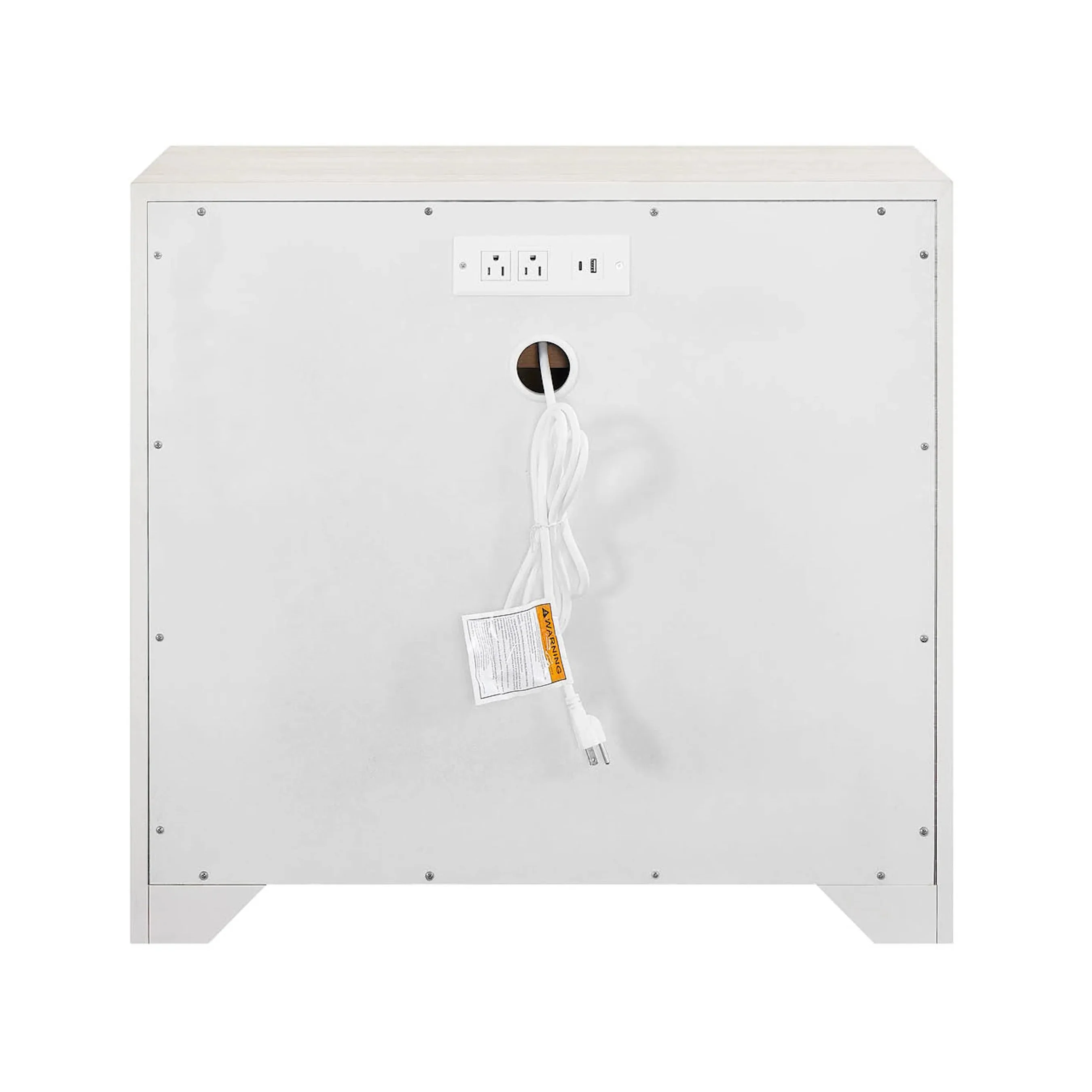 Modern Mist 3-Drawer Nightstand - Image 2