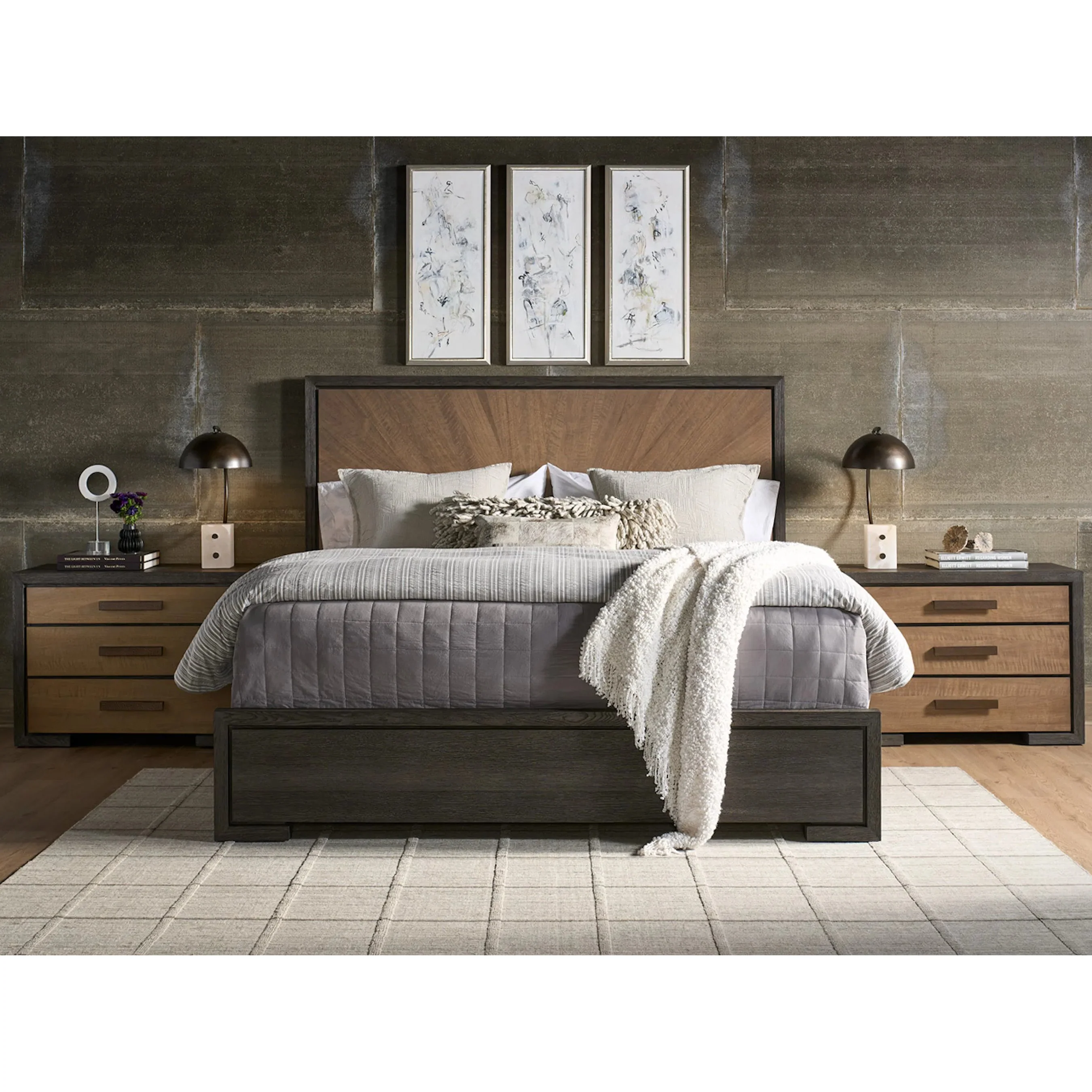 Modern Veil Bachelors 3-Drawer Chest - Image 3