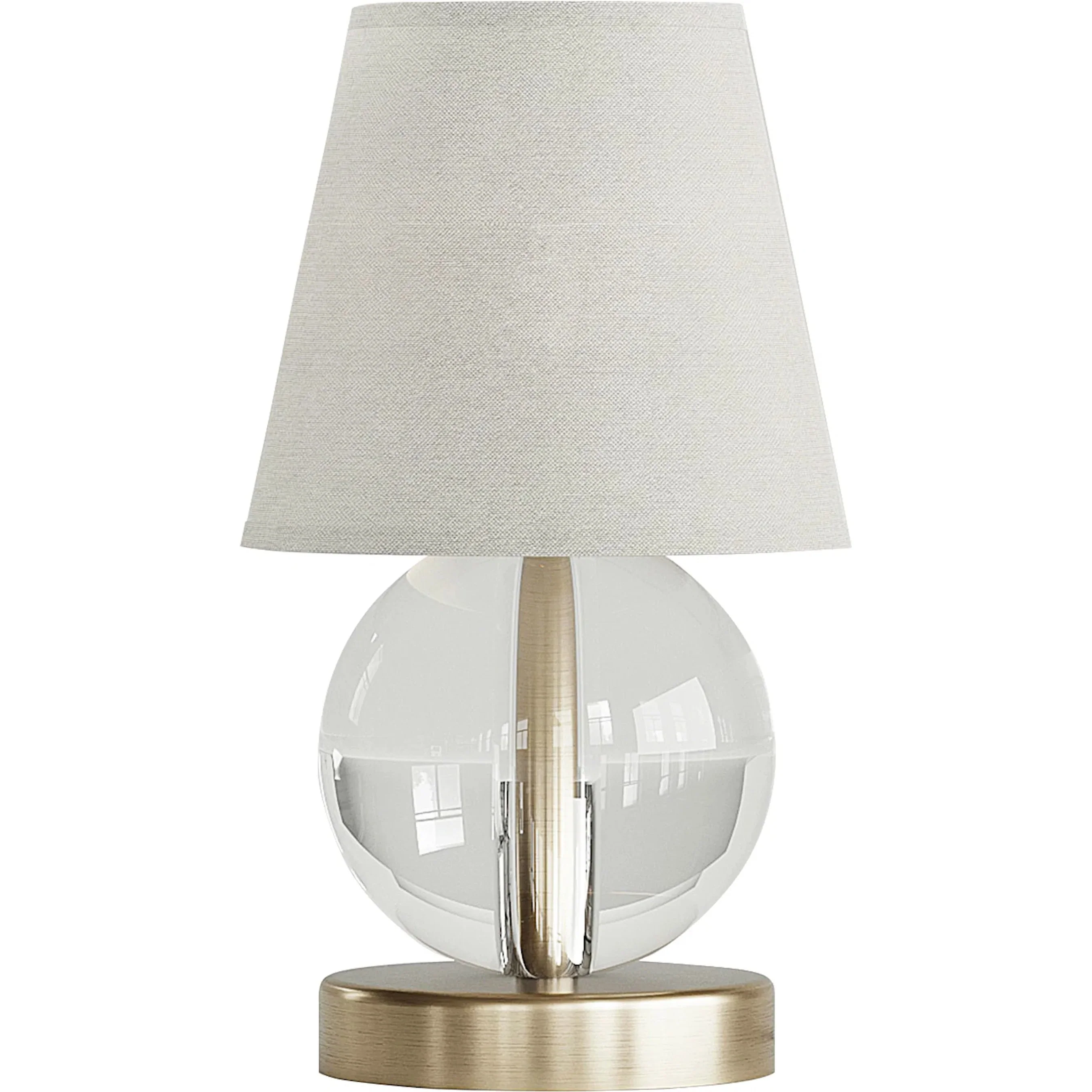 Mona & Lisa Spherical Crystal Table Lamp