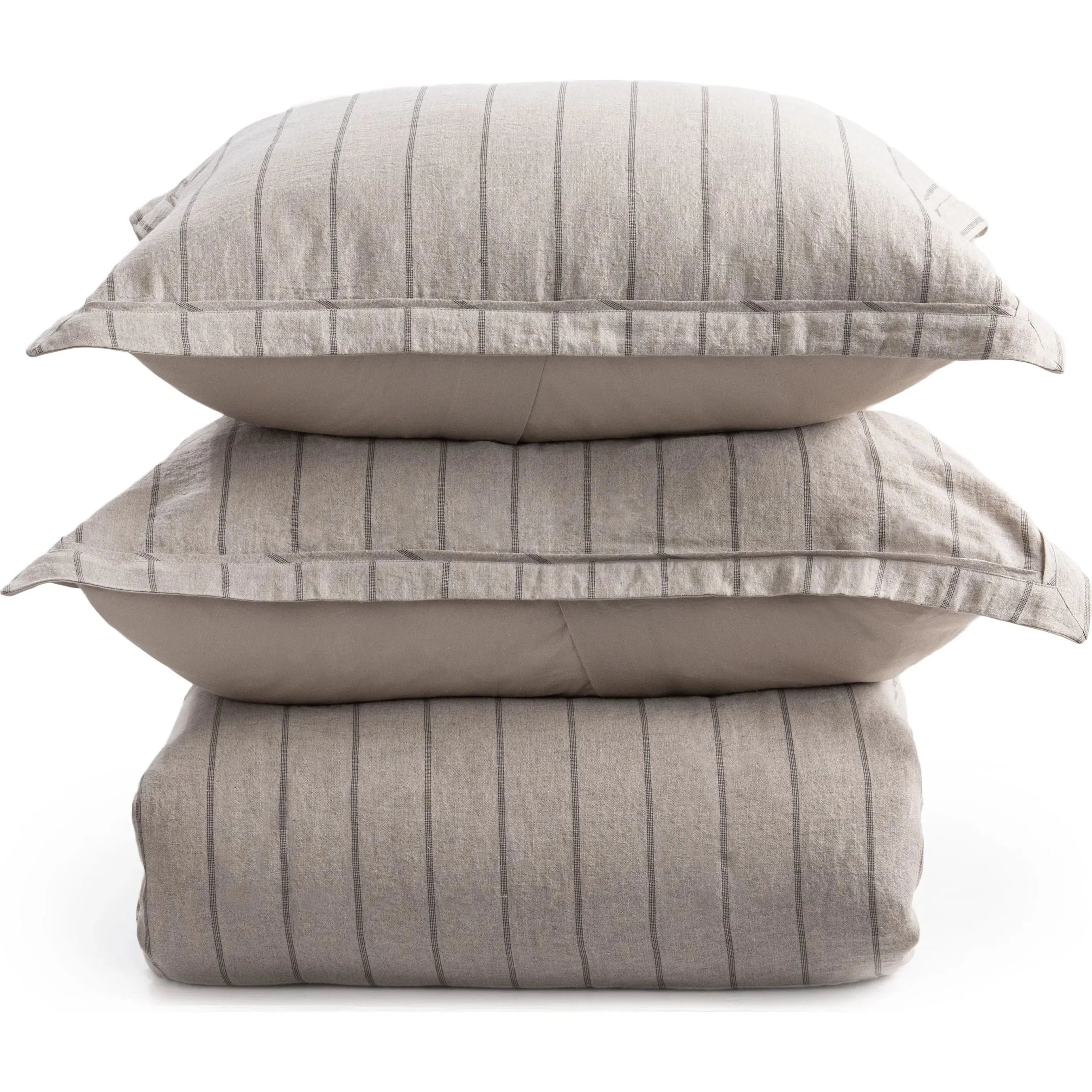 Monaco 3-piece Belgian Linen Duvet Set - Image 3