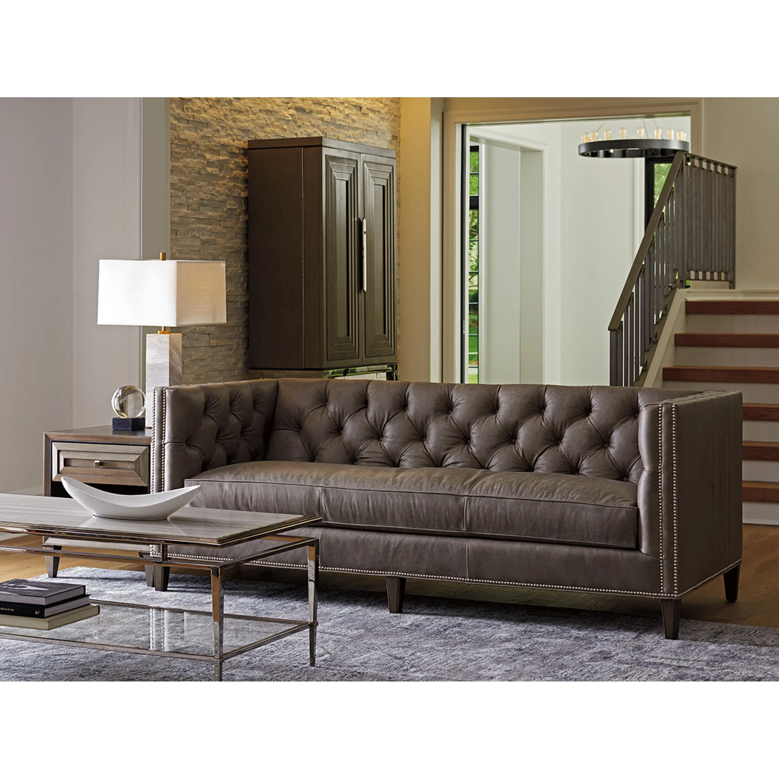 Monaco Leather Sofa - Image 3