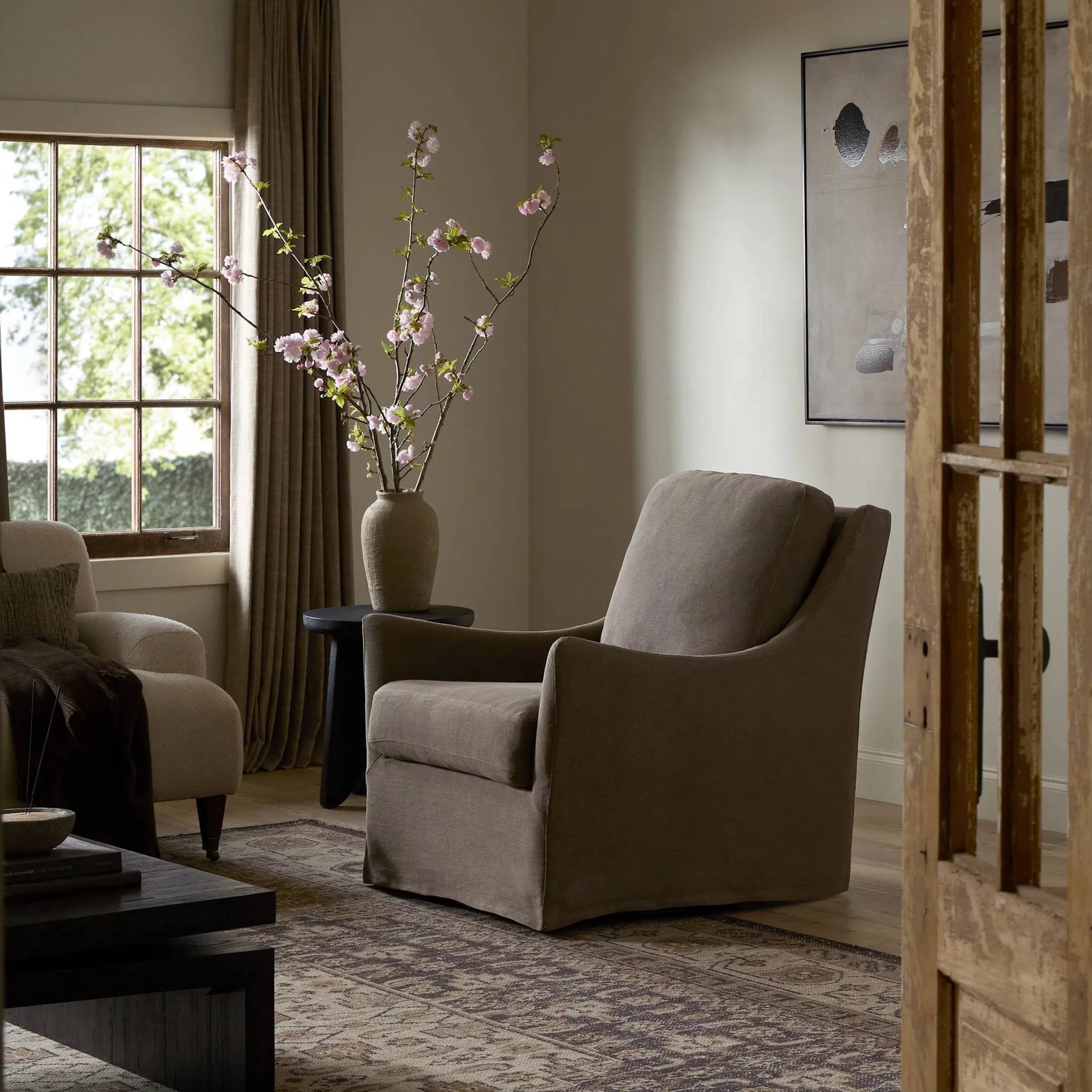 Monette Glider Swivel Chair - Image 10