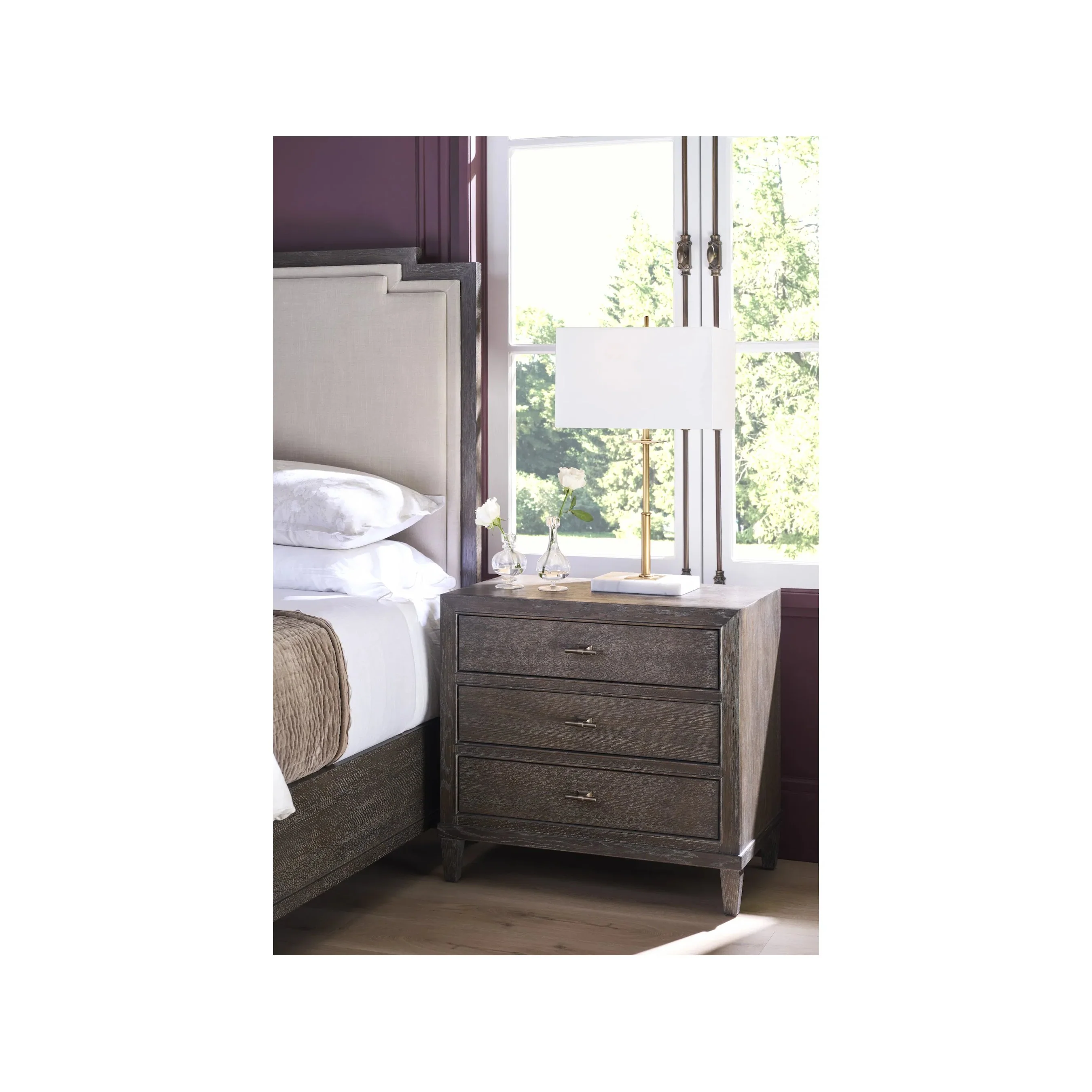 Montclair 3-Drawer Nightstand - Image 4