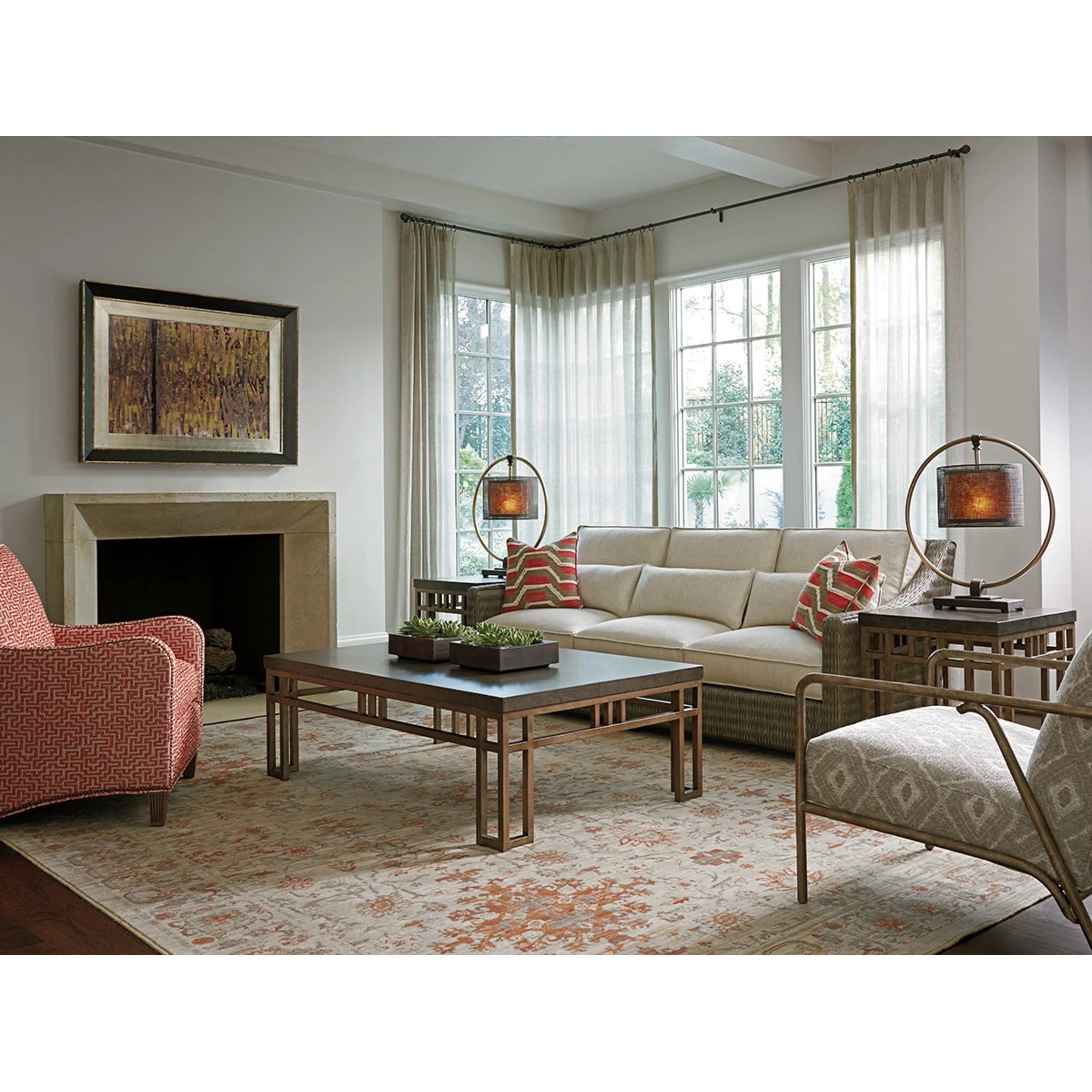 Montera Travertine End Table - Image 4