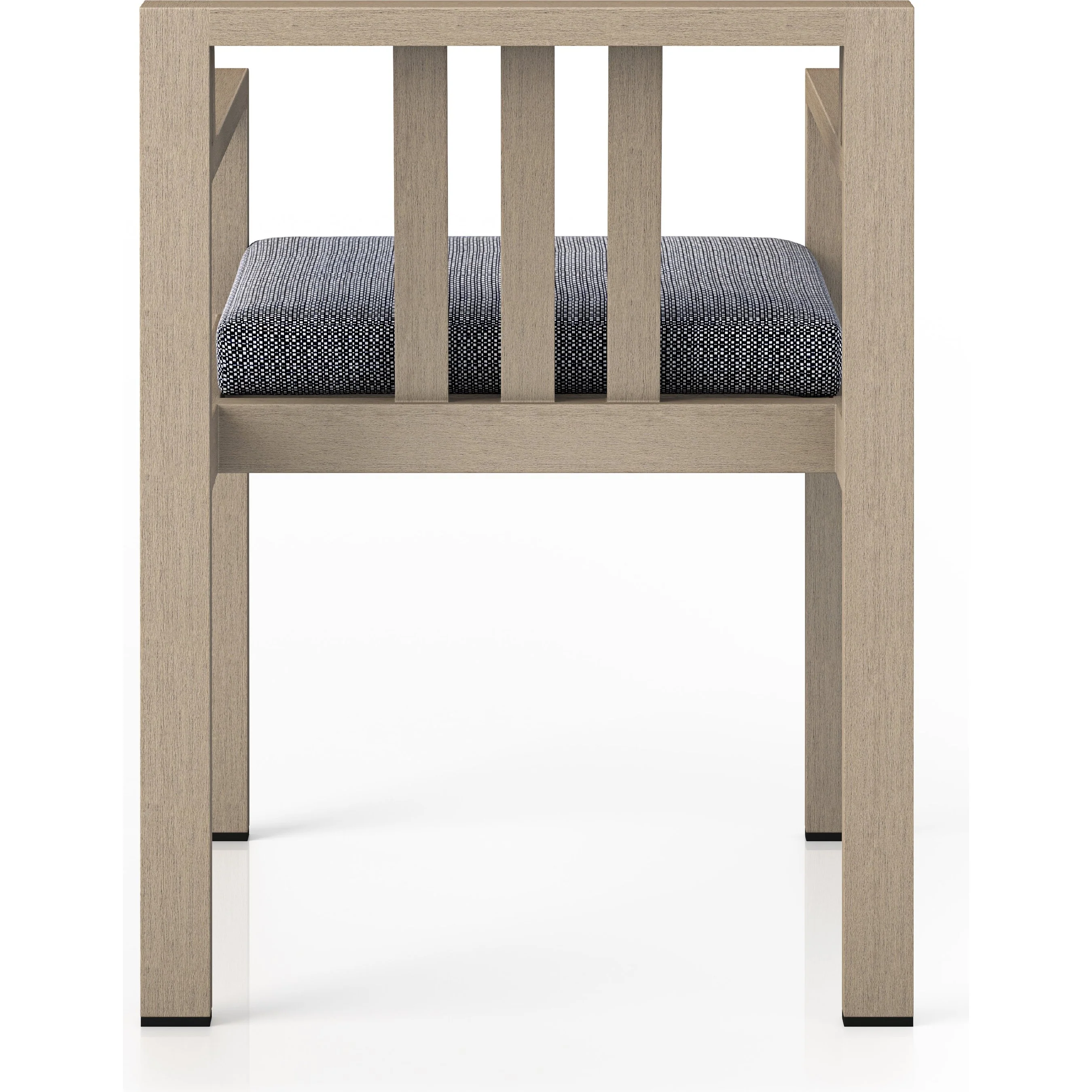 Monterey Outdoor Dining Armchair, Washed Brown - Image 10
