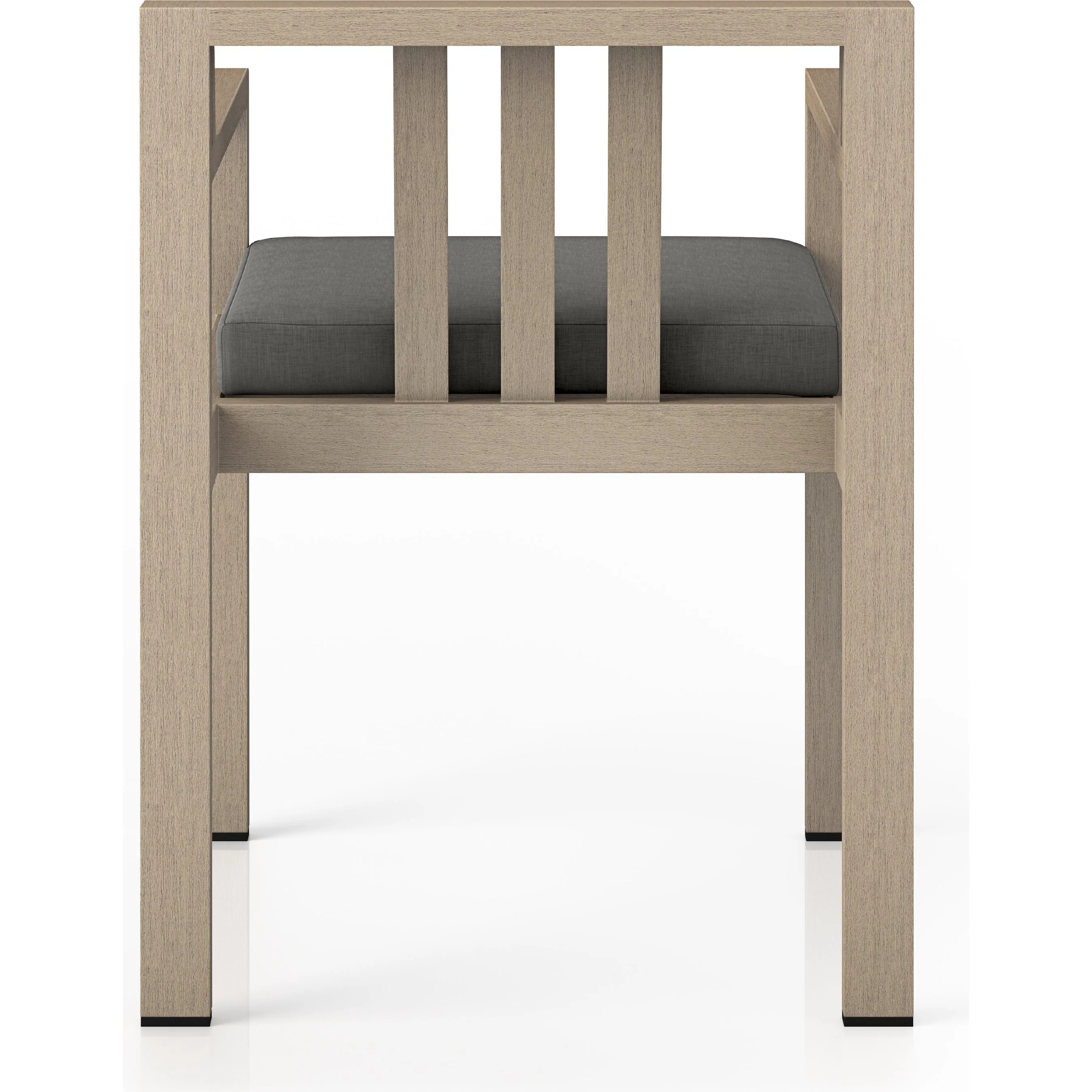 Monterey Outdoor Dining Armchair, Washed Brown - Image 11