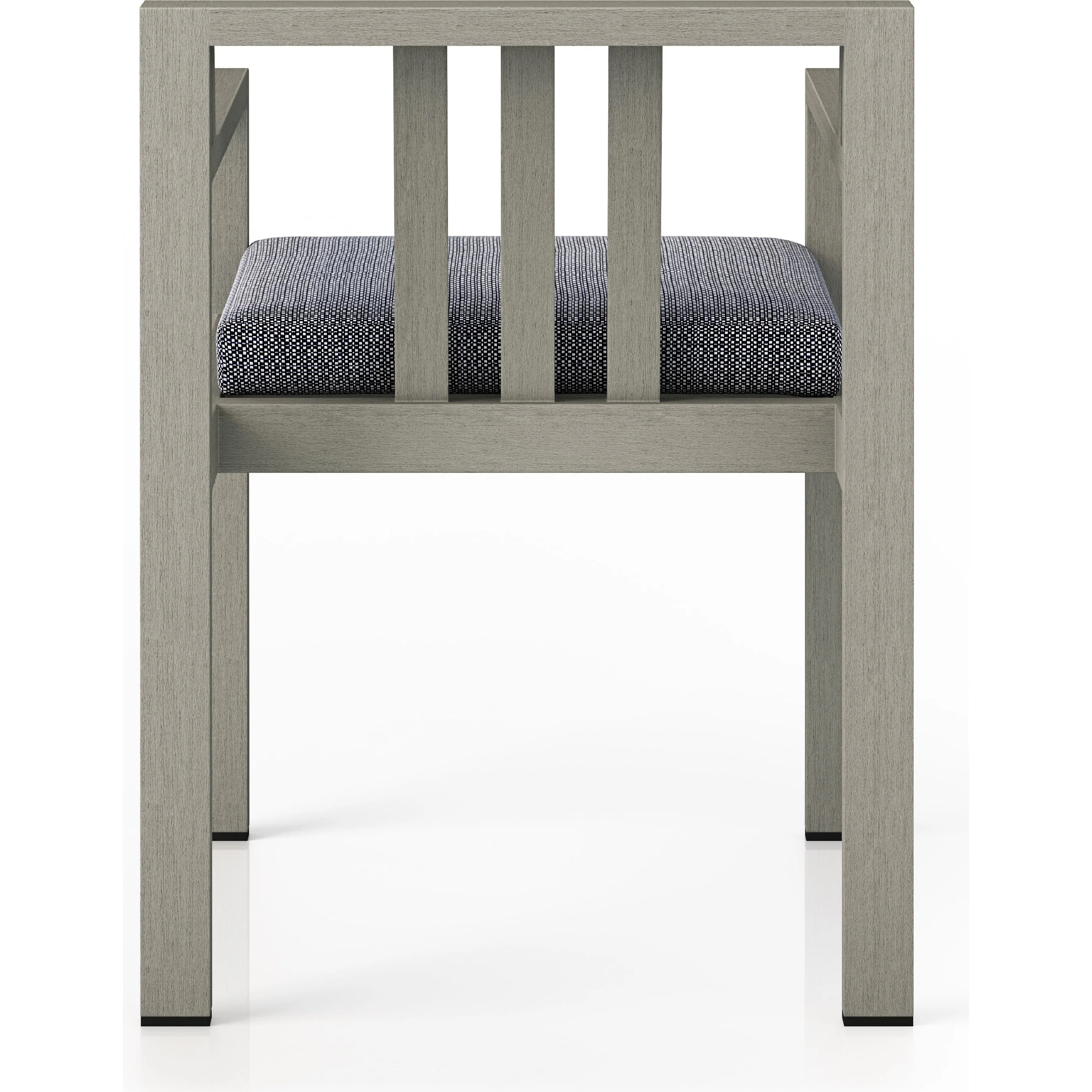 Monterey Outdoor Dining Armchair, Weathered Grey - Image 8