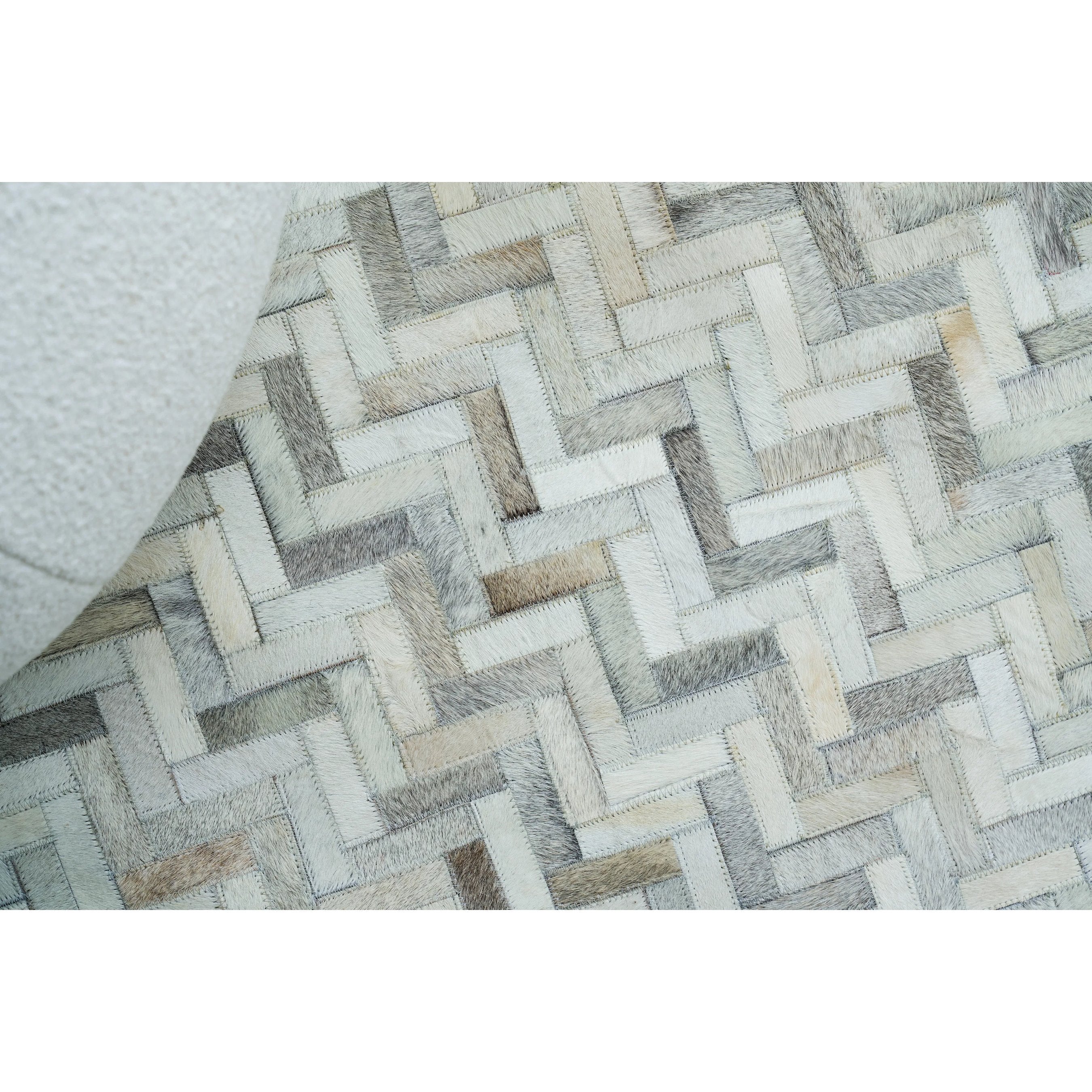 Mosaic Leather Rug - Image 13