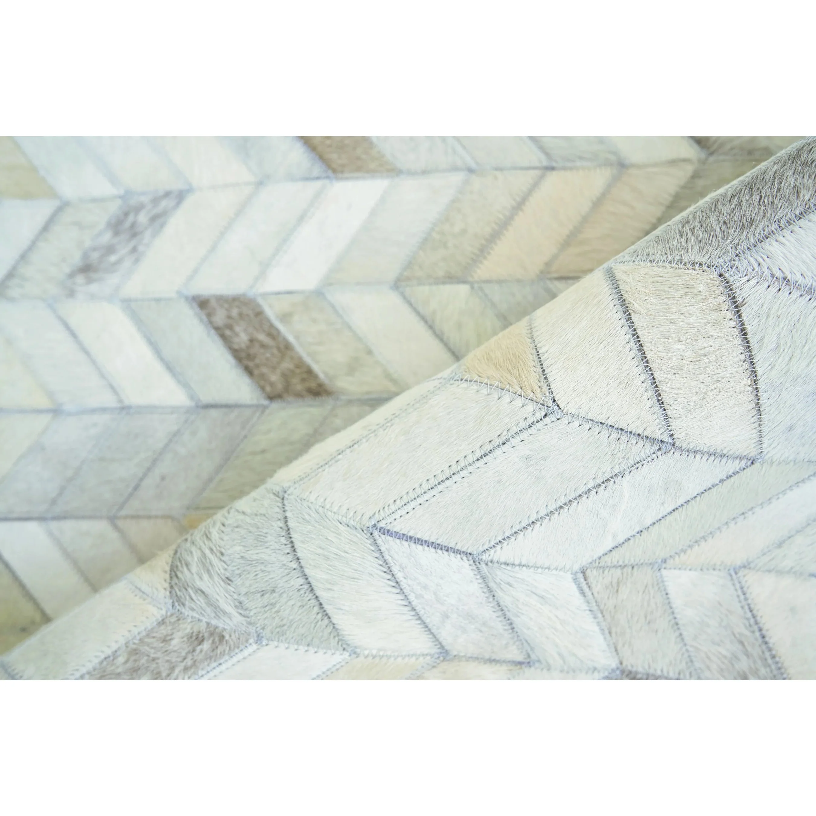Mosaic Leather Rug - Image 10