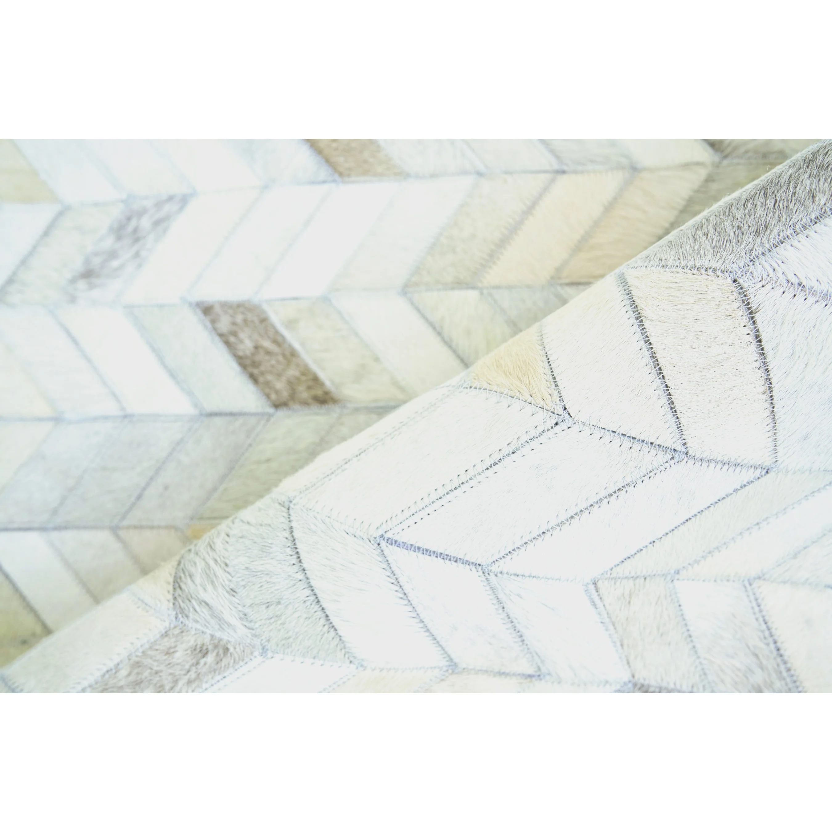 Mosaic Leather Rug - Image 8
