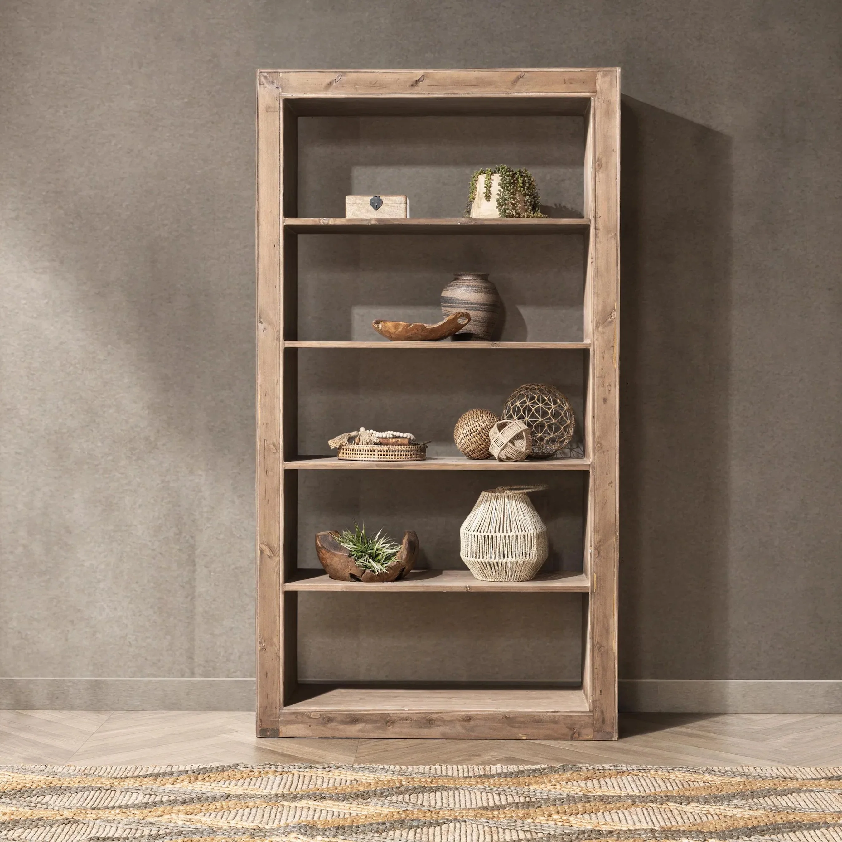 Nalani Reclaimed Pine Bookshelf - Image 7