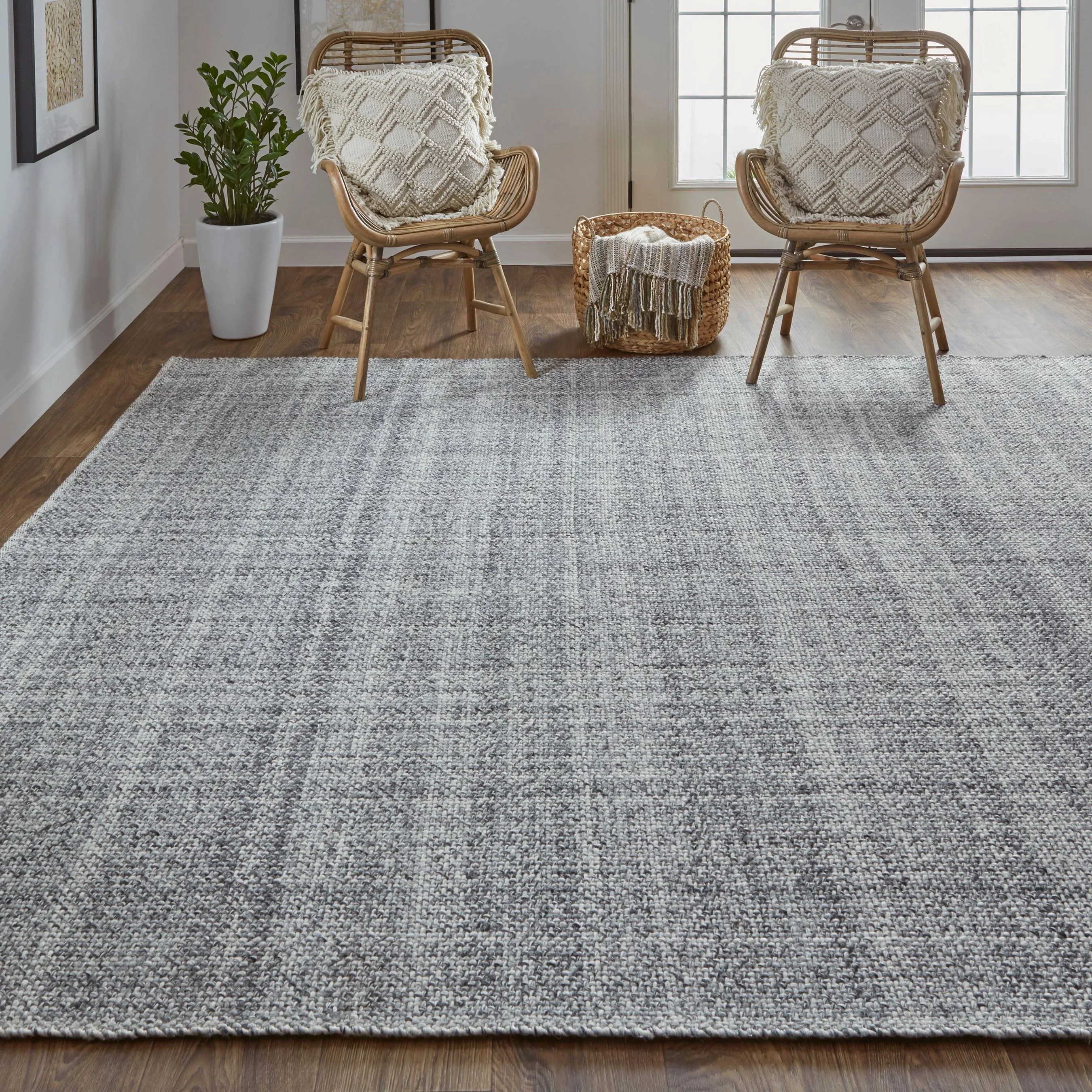 Naples Transitional Solid Rug - 0751F - Image 40