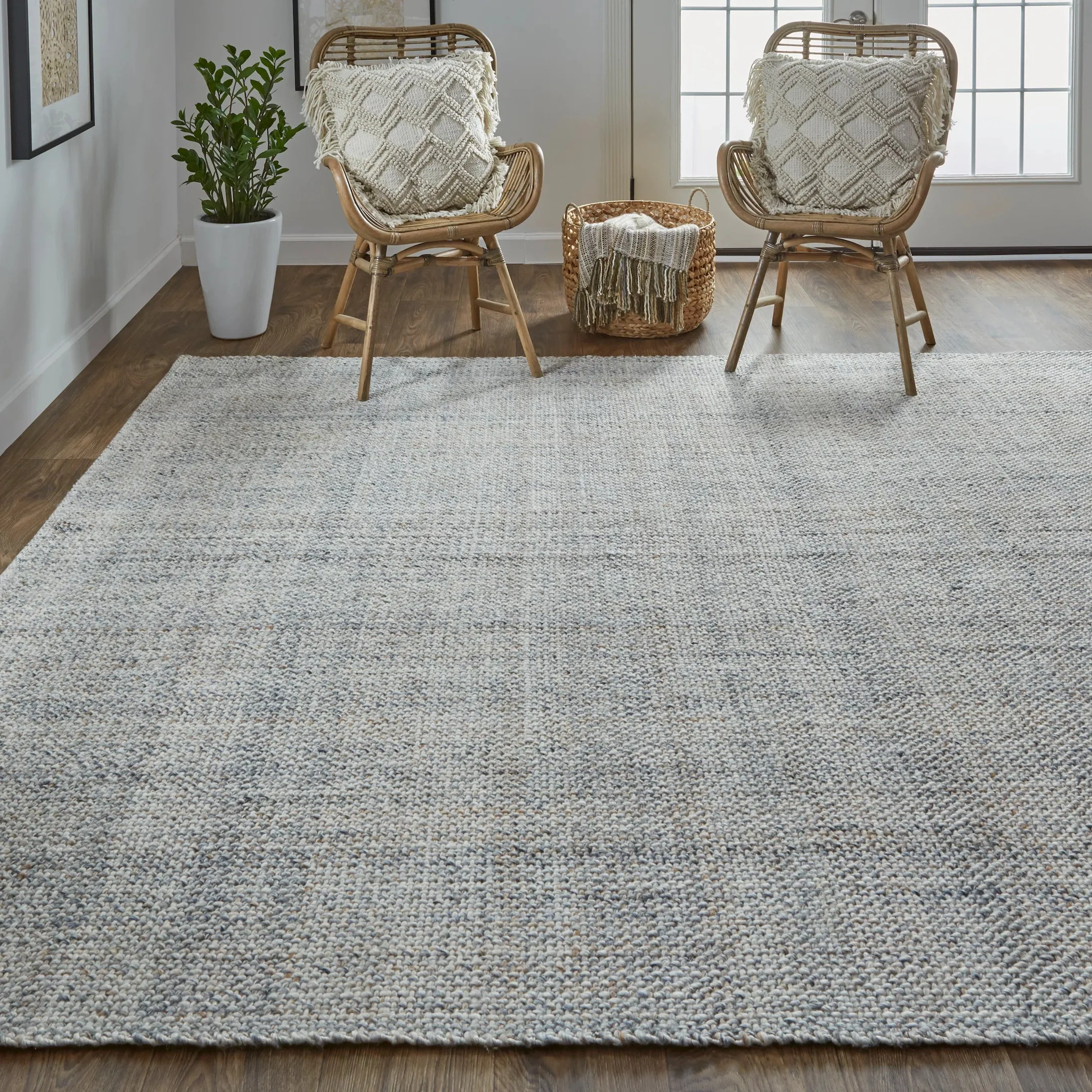 Naples Transitional Solid Rug - 0751F - Image 48