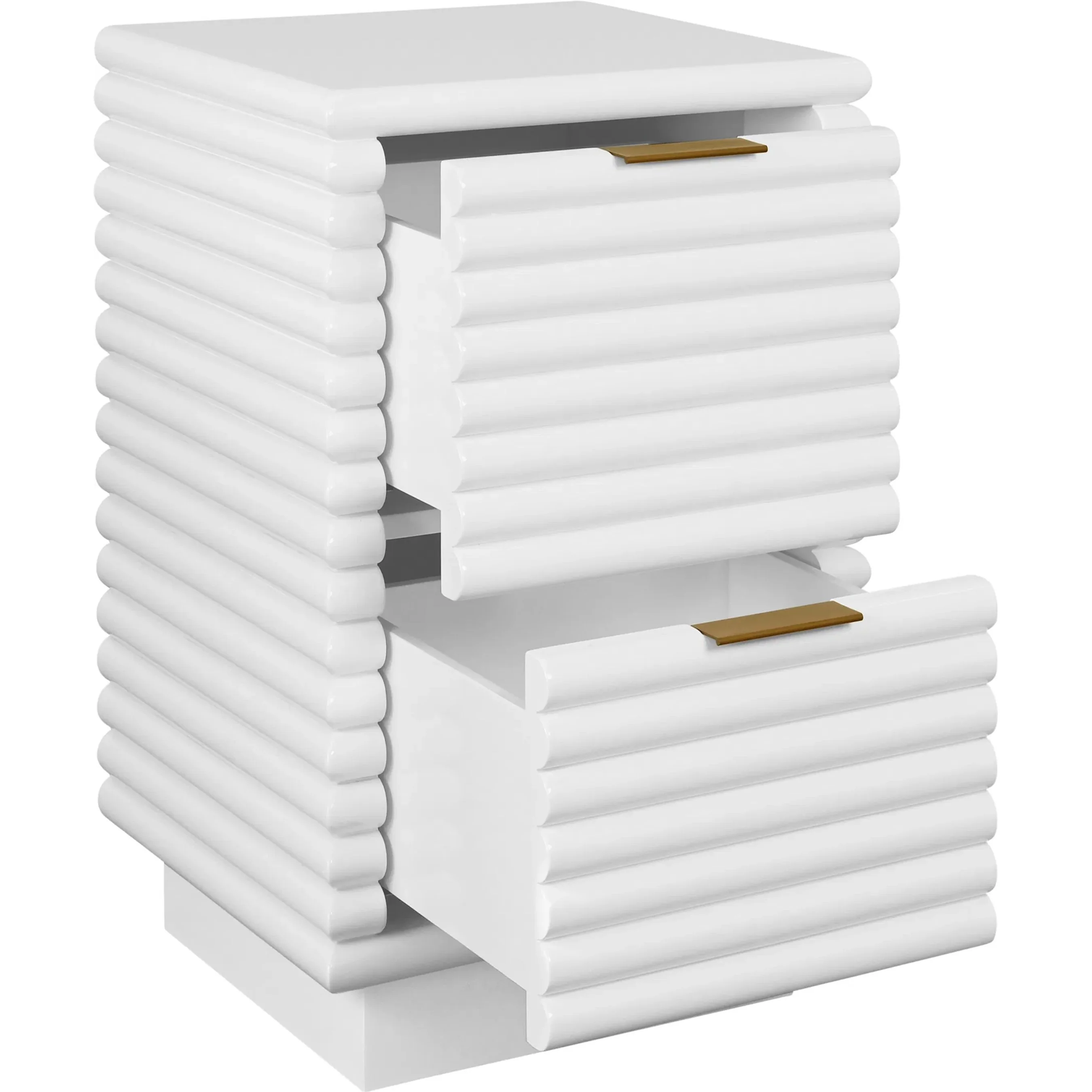 Nayla Two Drawer Side Table - Image 11