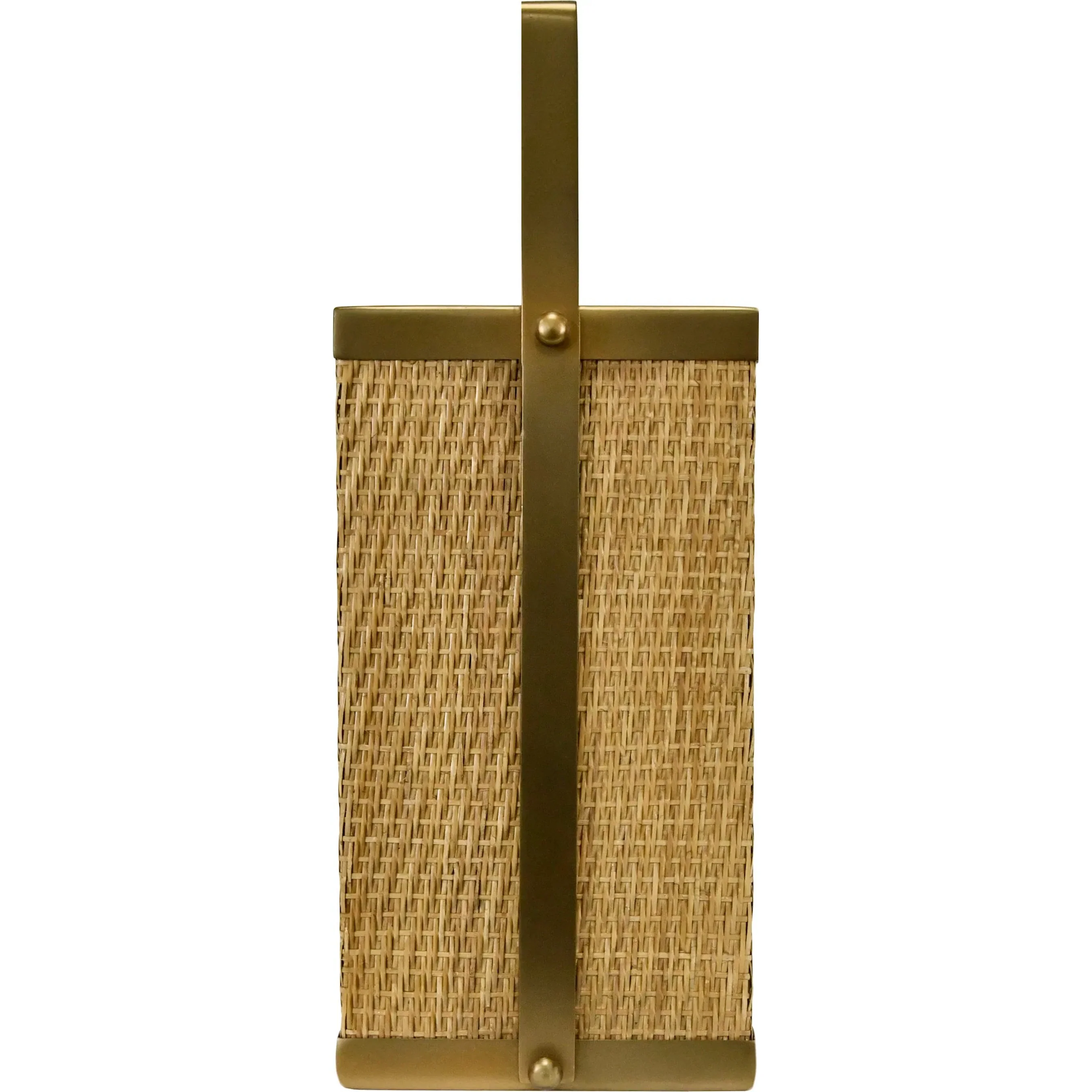 Nelson Rectangle Woven Rattan Magazine Holder - Image 3