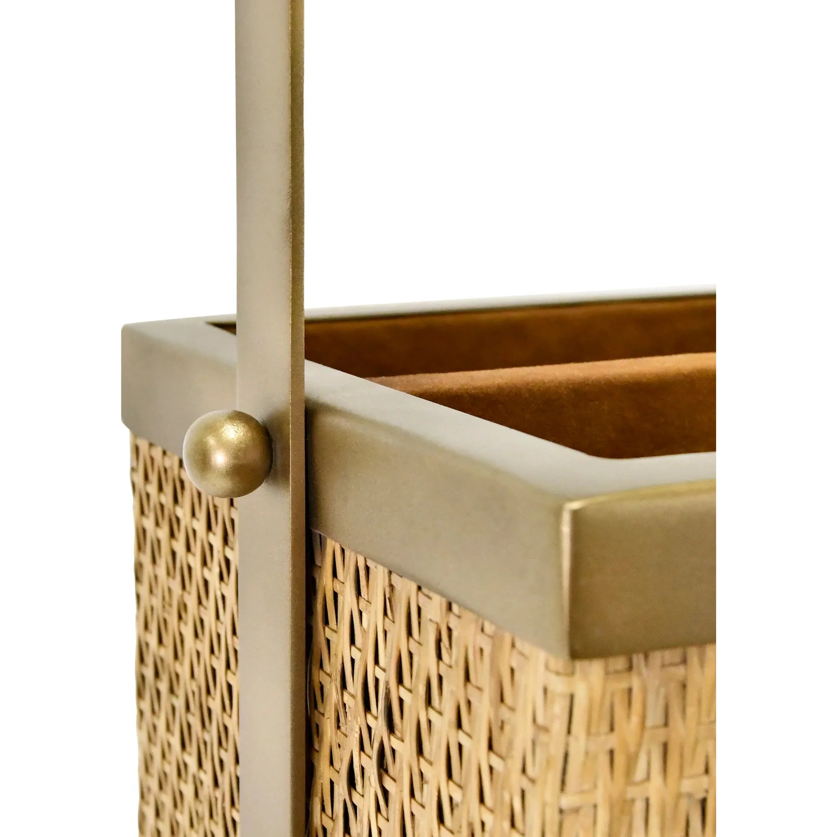 Nelson Rectangle Woven Rattan Magazine Holder - Image 5