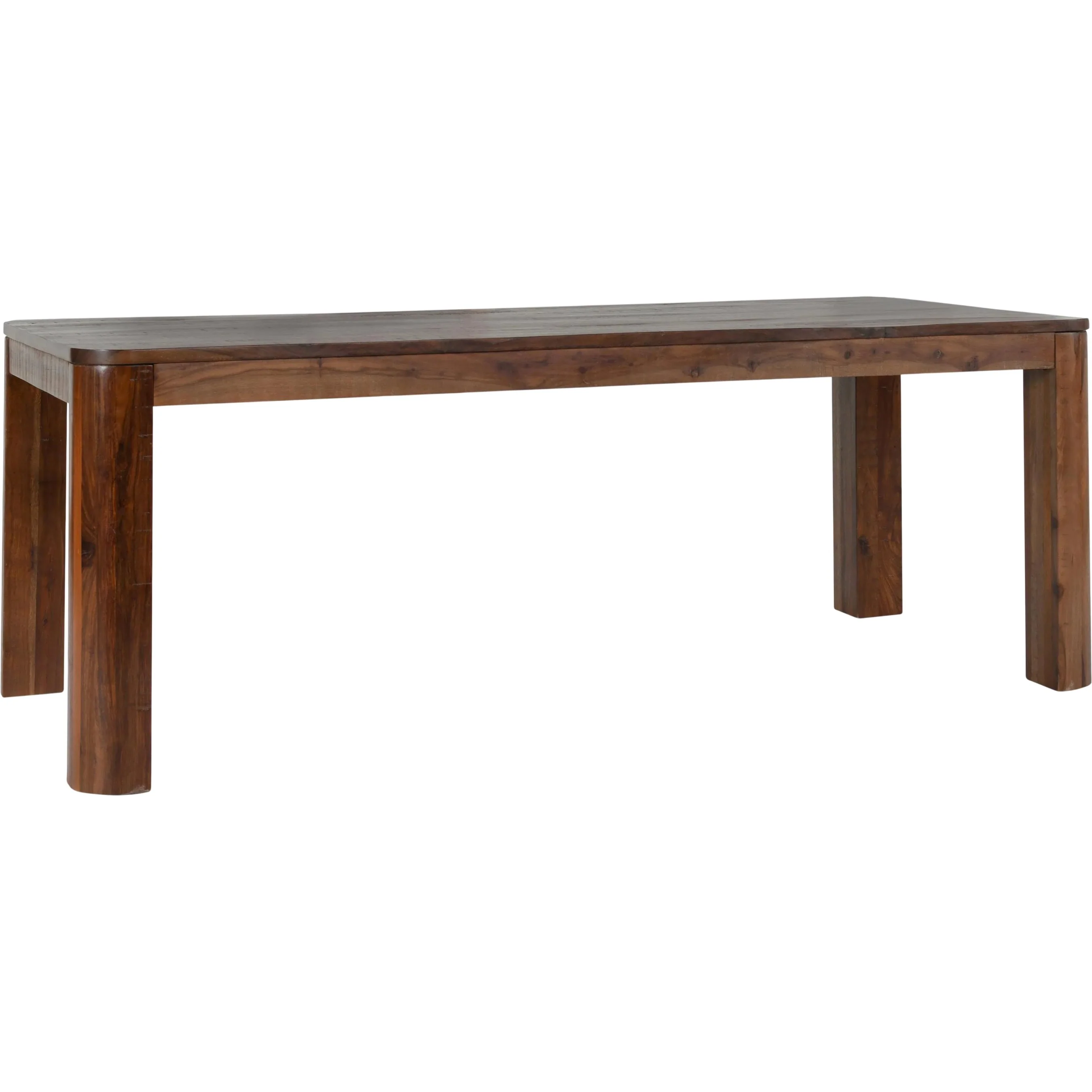 Nemi 84" Pine Wood Rectangular Dining Table