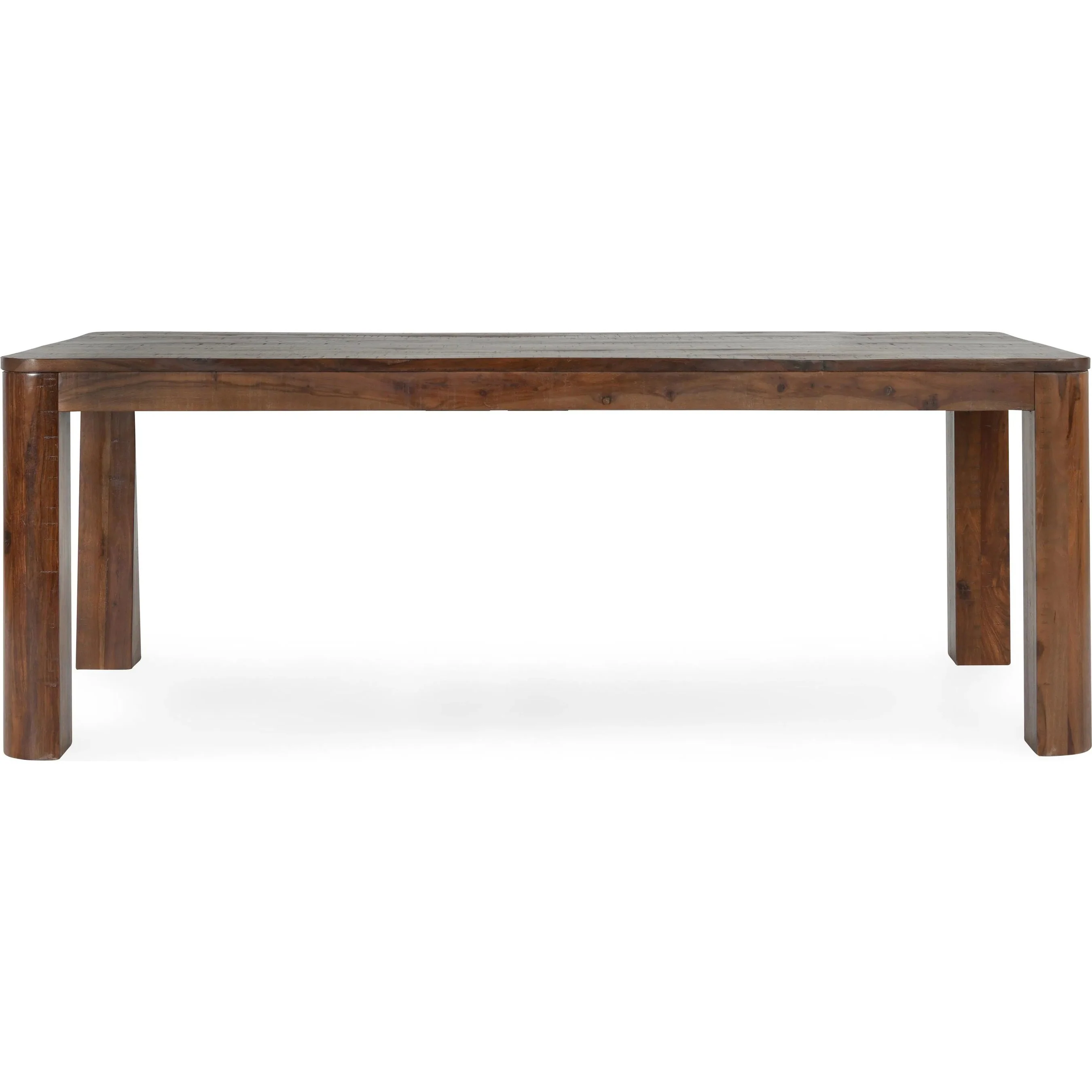 Nemi 84" Pine Wood Rectangular Dining Table - Image 2