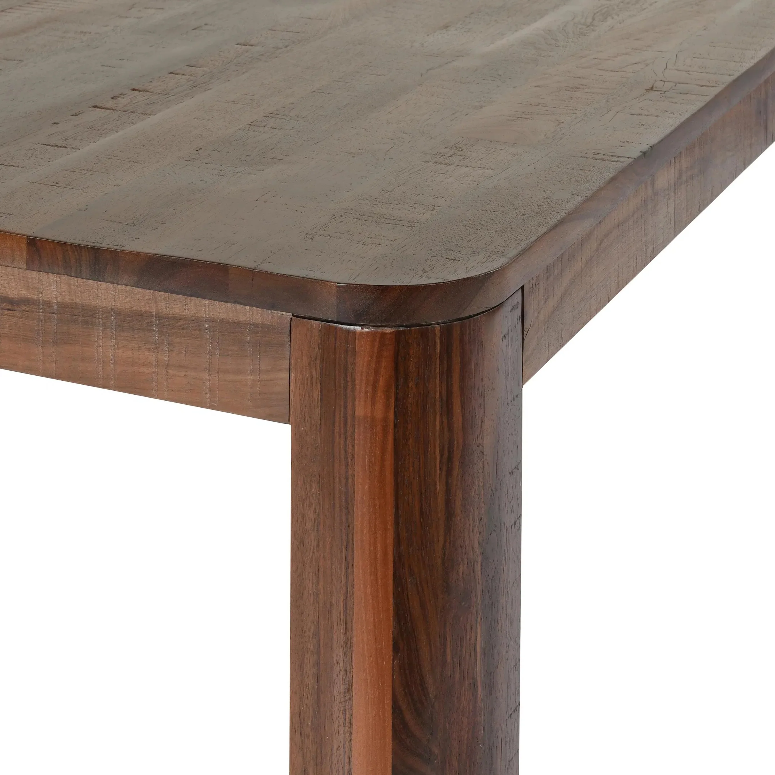 Nemi 84" Pine Wood Rectangular Dining Table - Image 4