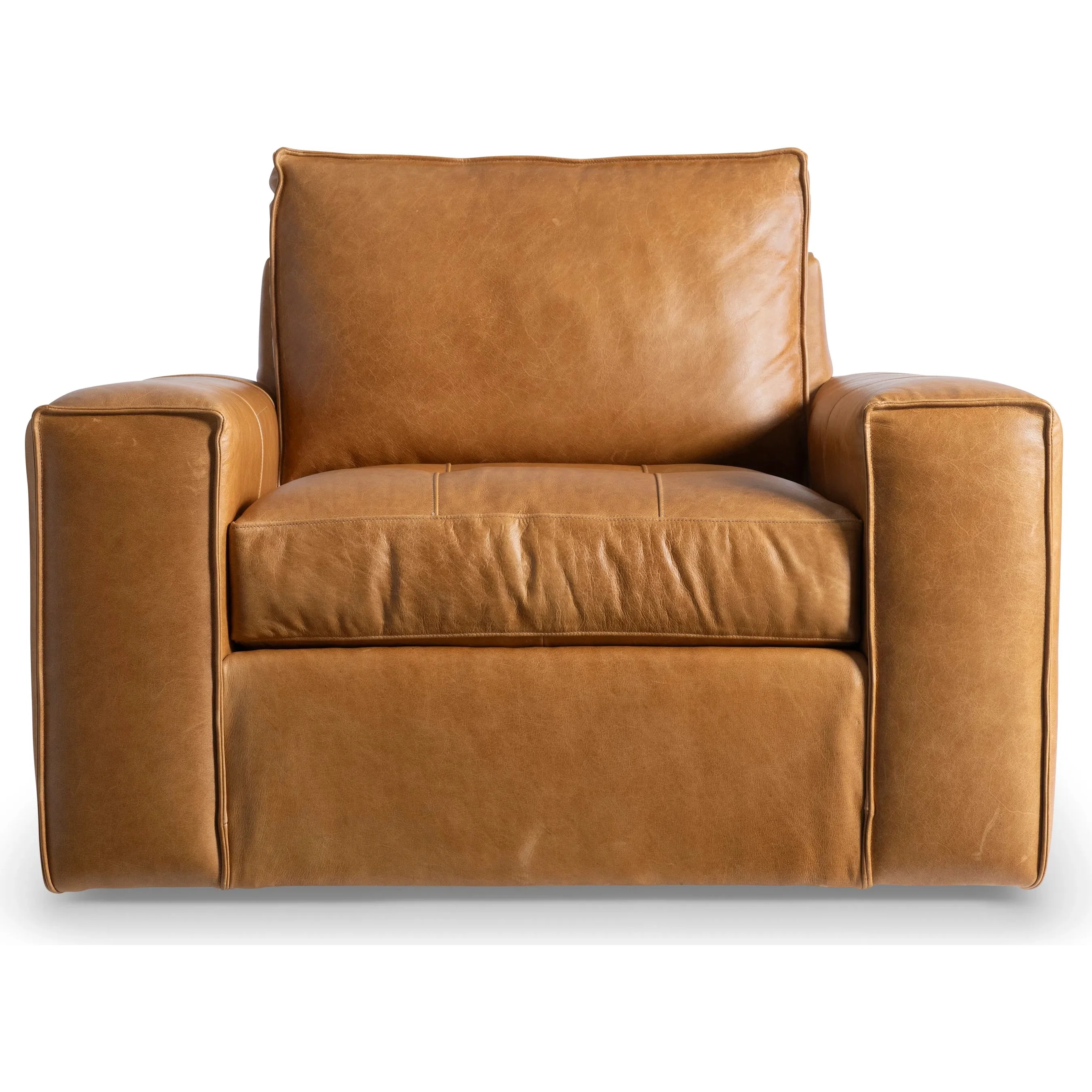 Nest Leather Swivel Chair - Image 3