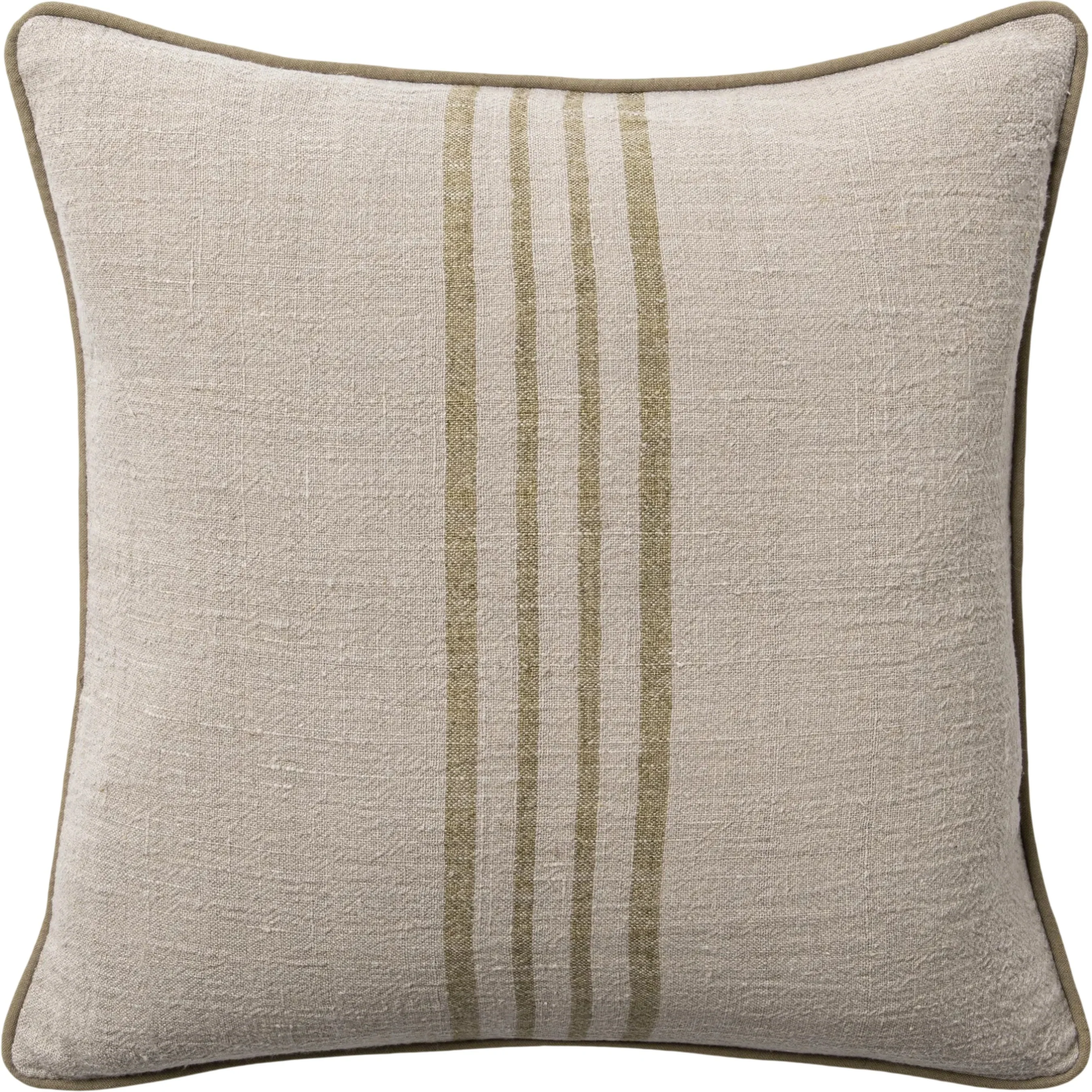 Newport Linen Fabric Throw Pillow - Image 3