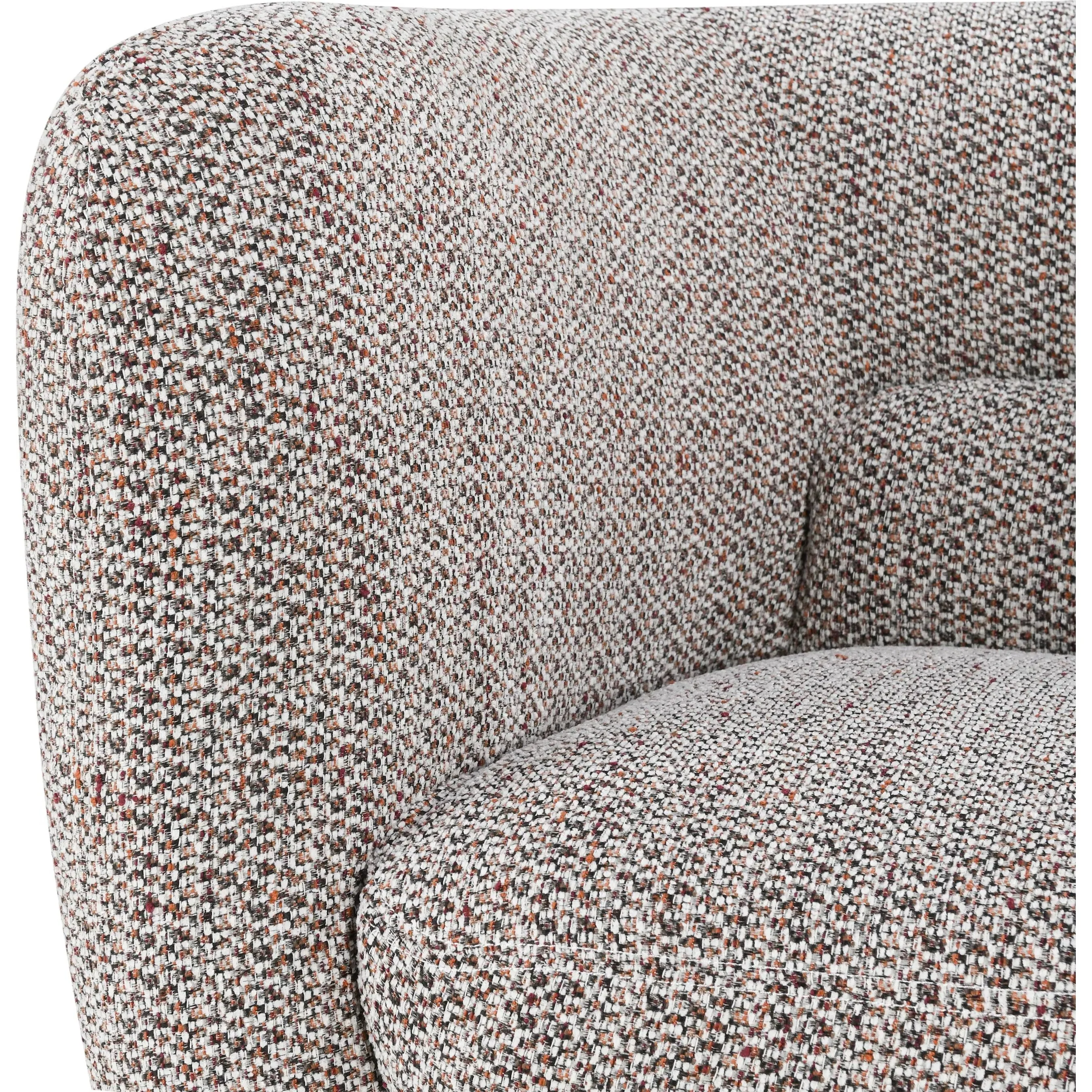 Nico 93" Brick Curved Sofa - Image 12