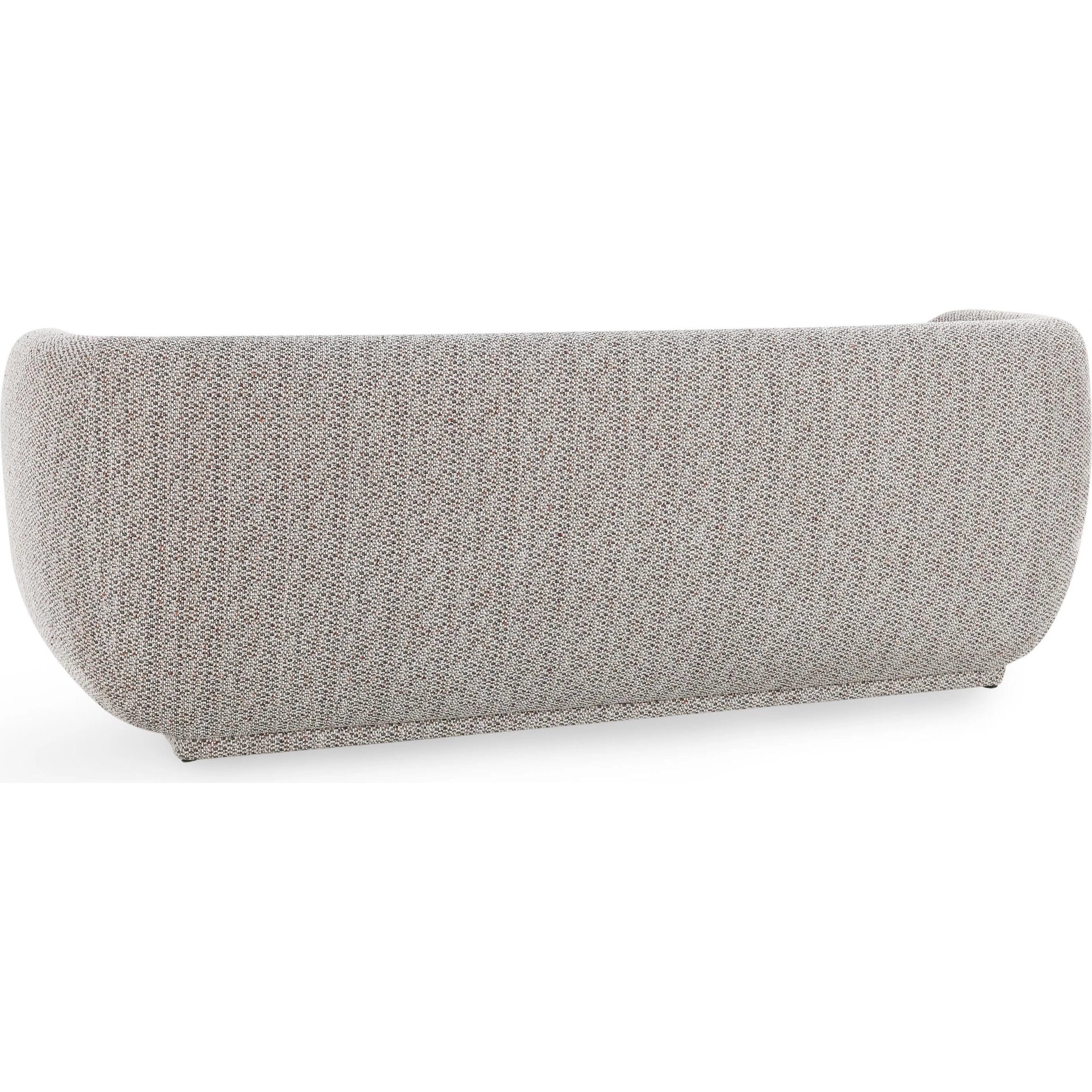 Nico 93" Brick Curved Sofa - Image 6