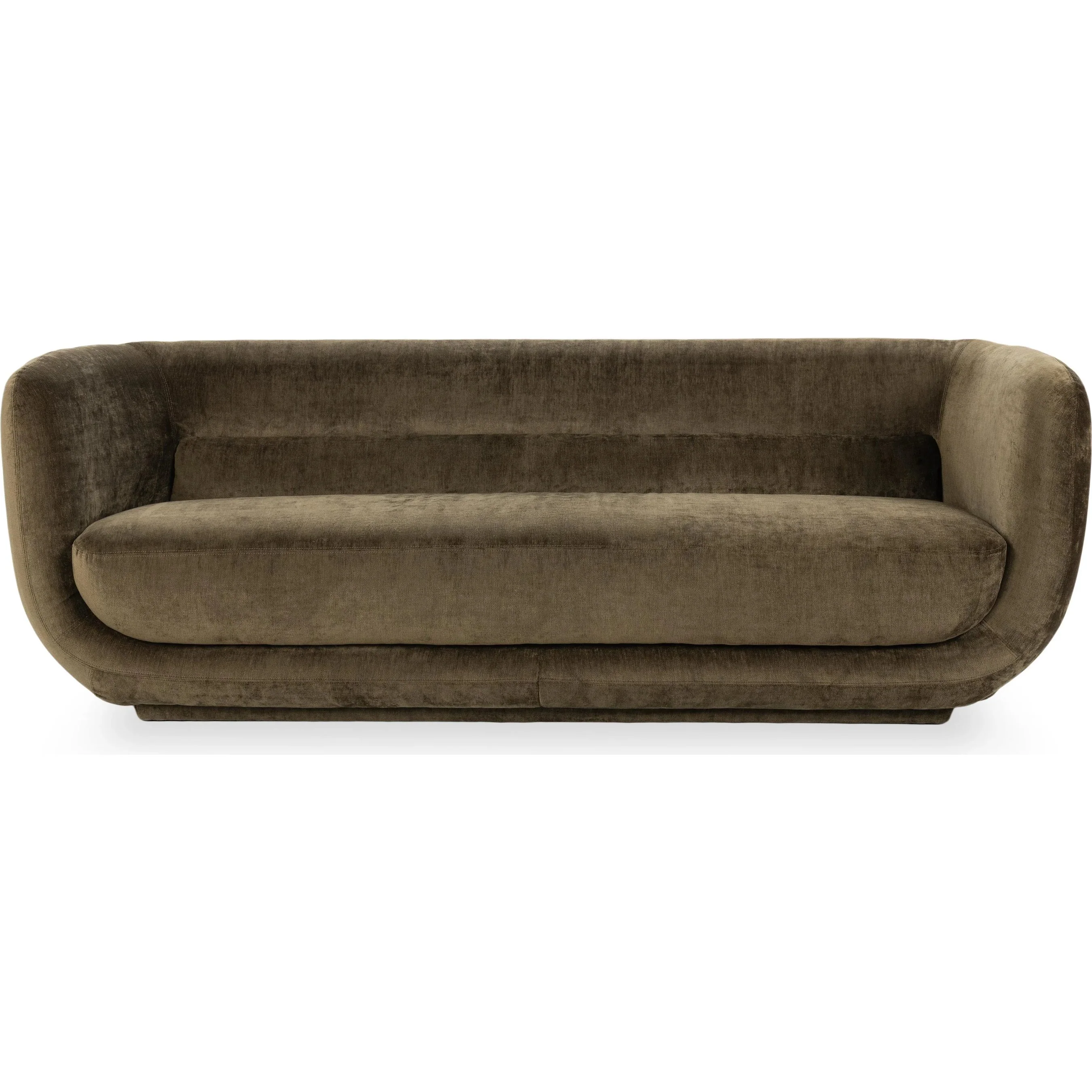 Nico 93" Brick Curved Sofa - Image 7
