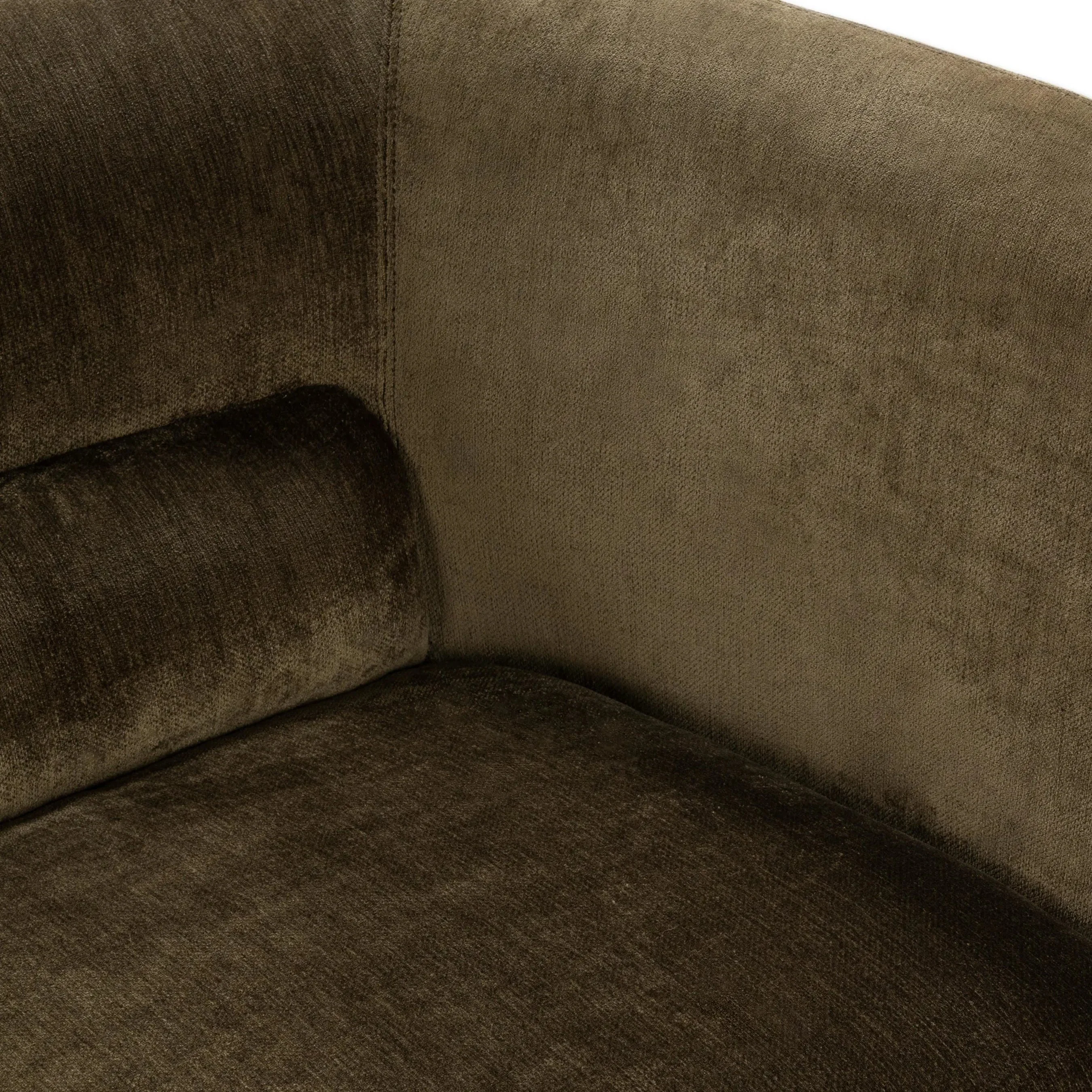 Nico 93" Brick Curved Sofa - Image 9