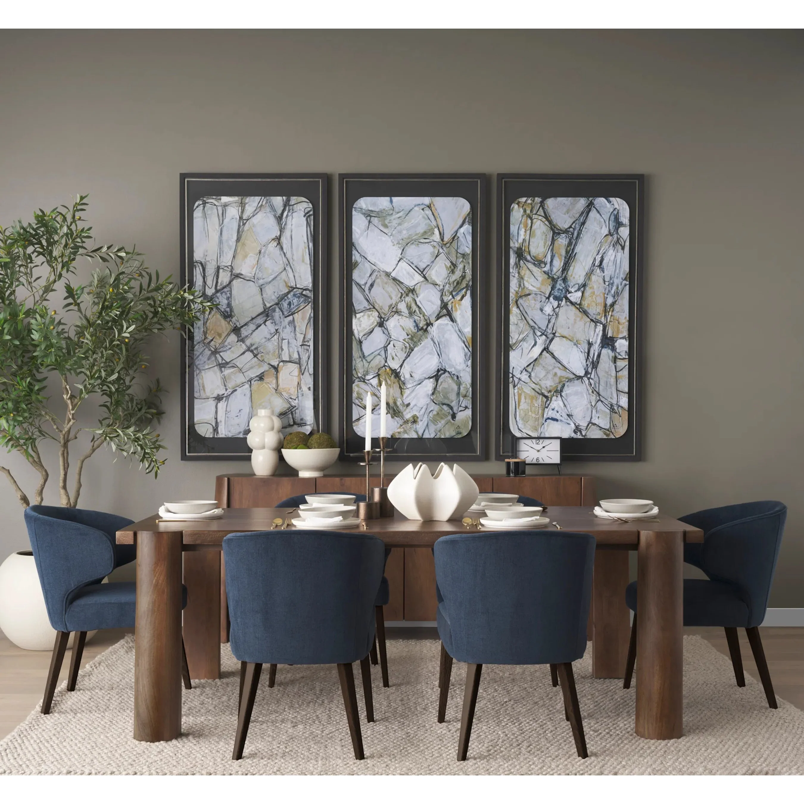Niles Fabric Dining Chair - Image 13