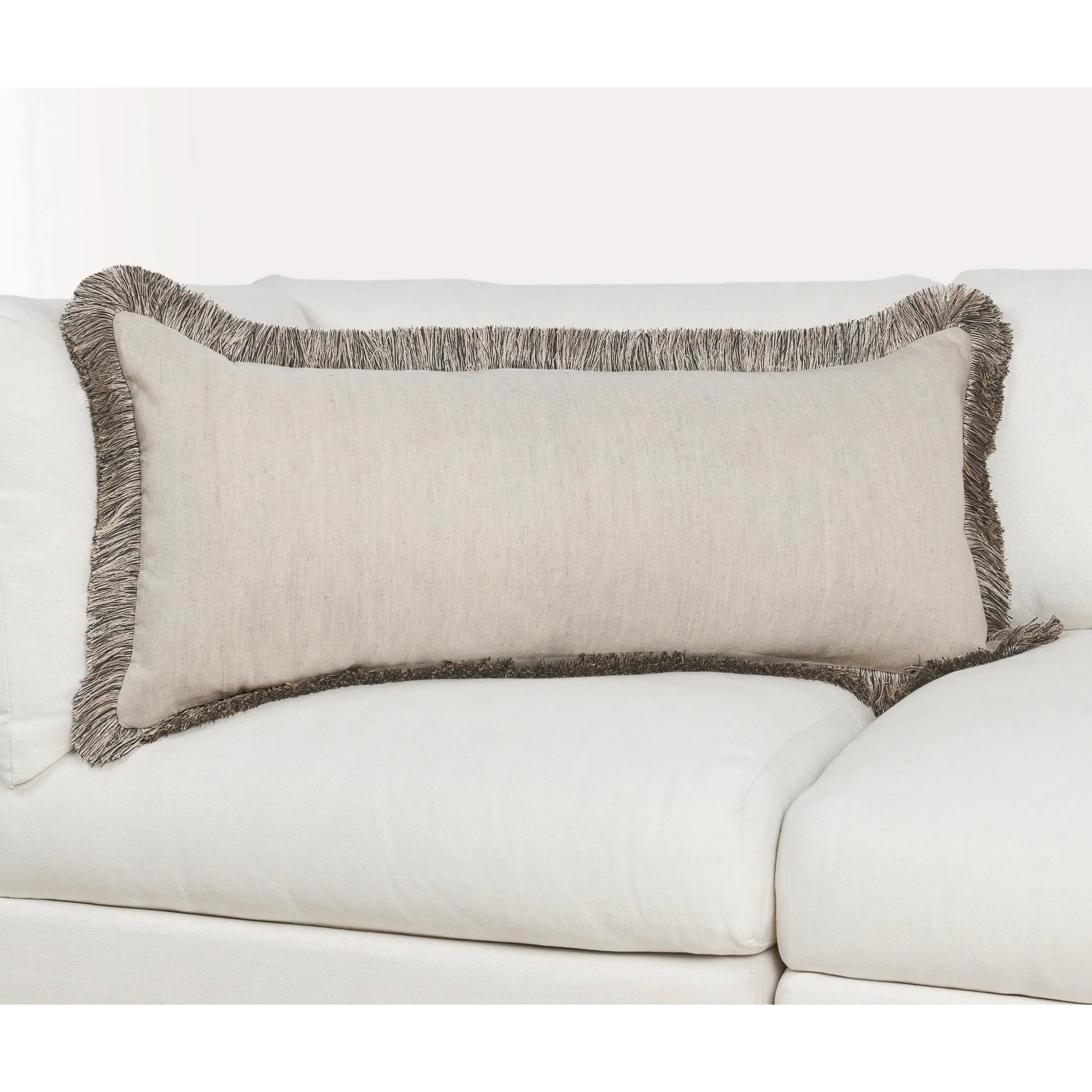 Nola Cotton Blend Fabric Throw Pillow - Image 10