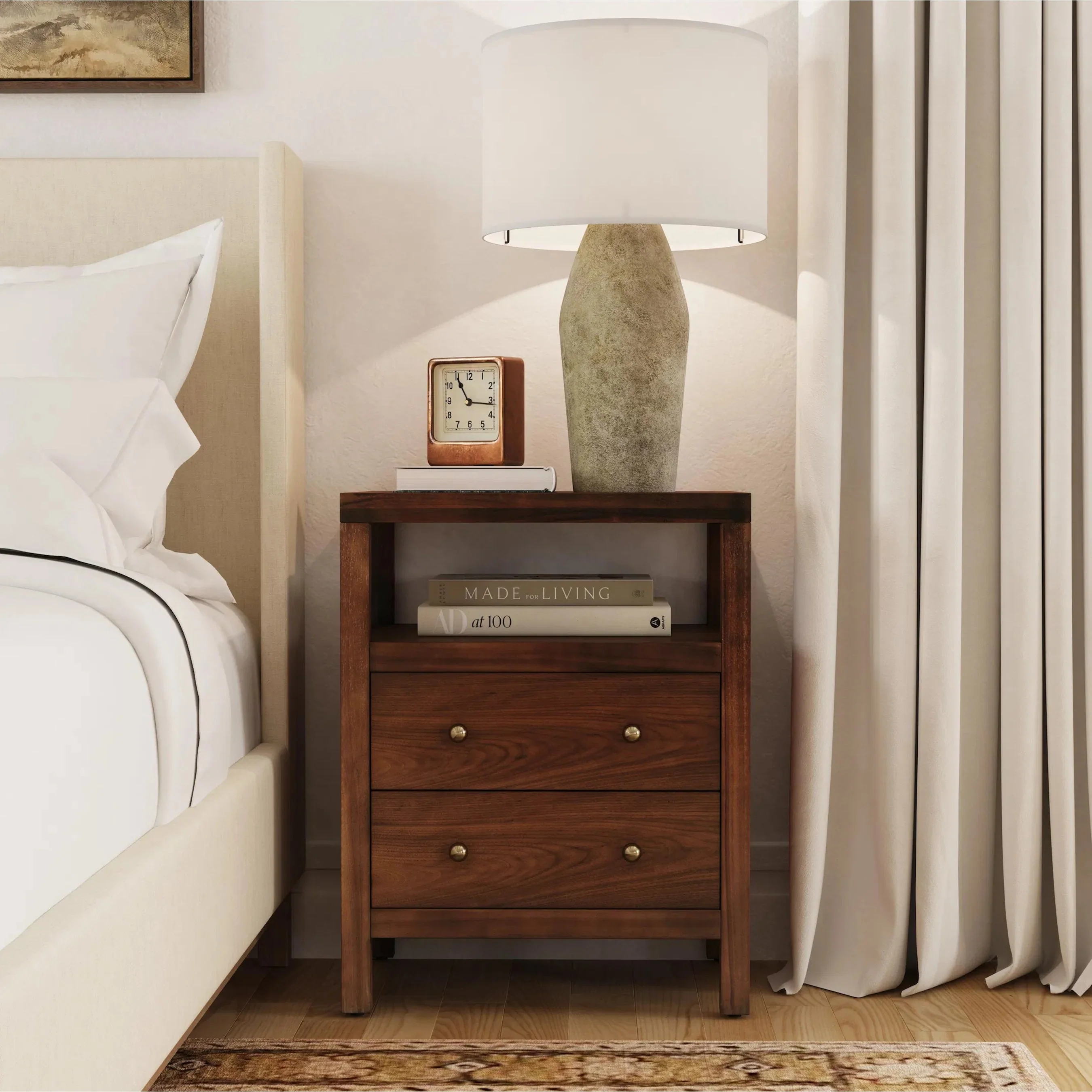 Nora 2 Drawer Nightstand - Image 36