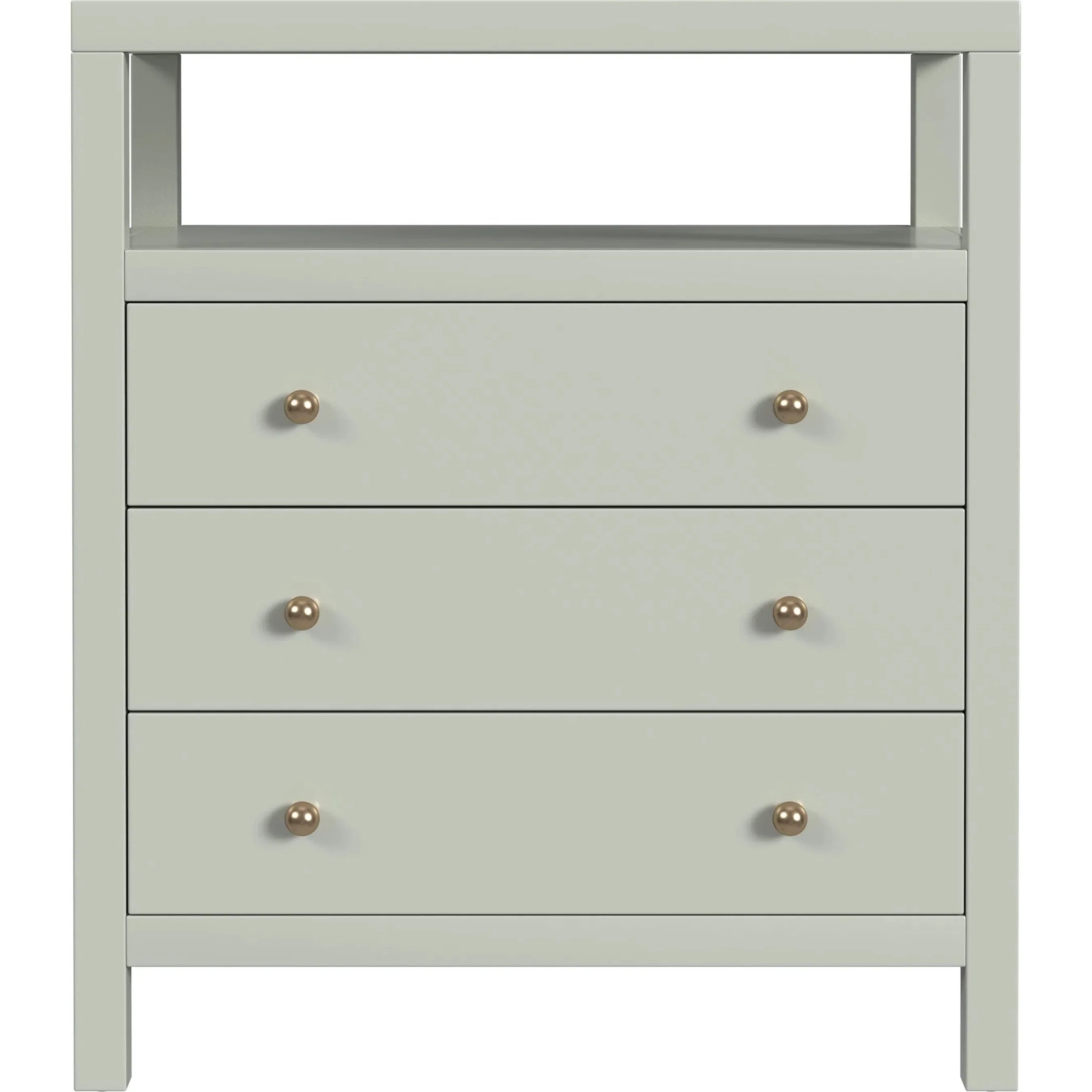 Nora 3-Drawer 1-Shelf Nightstand - Image 2