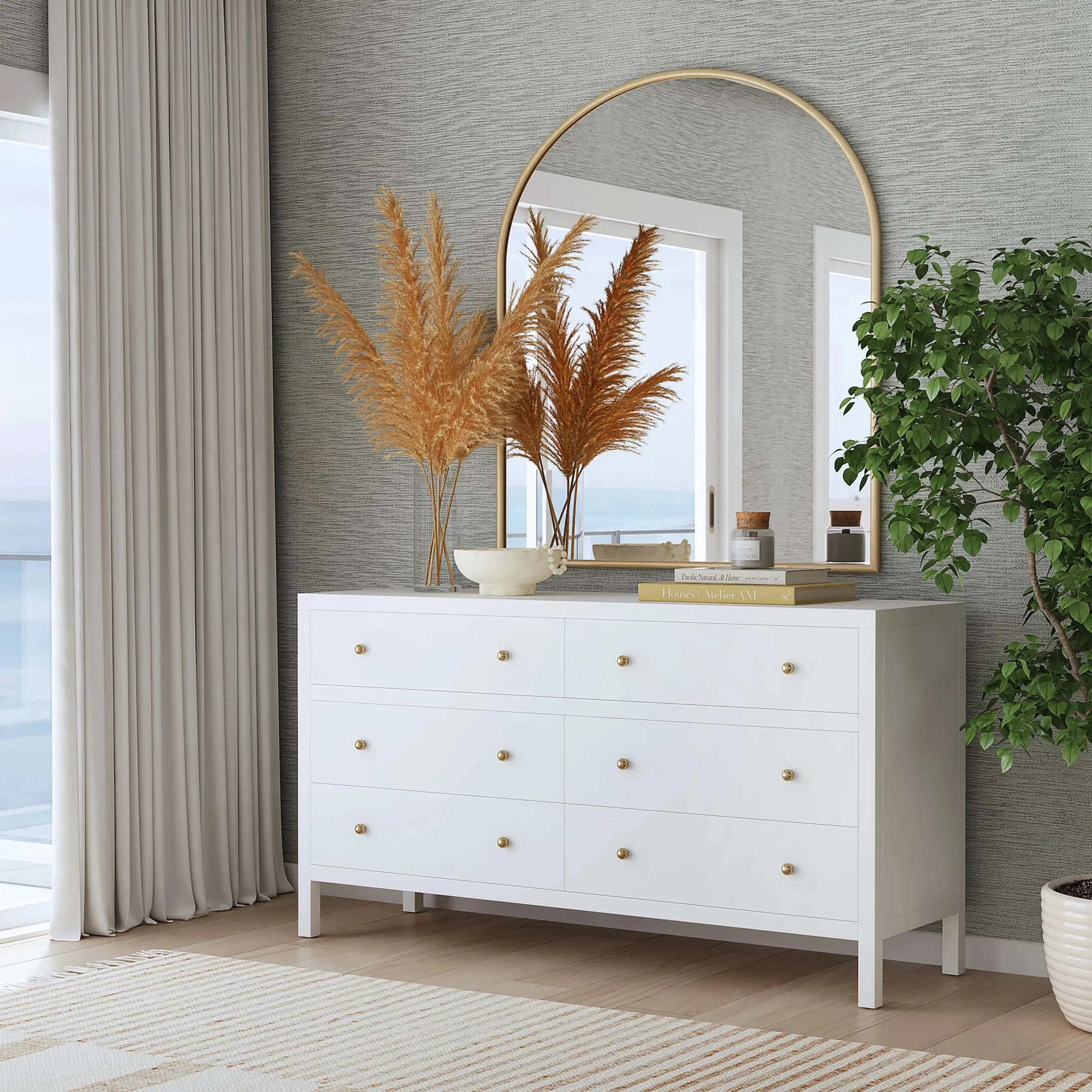 Nora 6 Drawer Dresser - Image 33