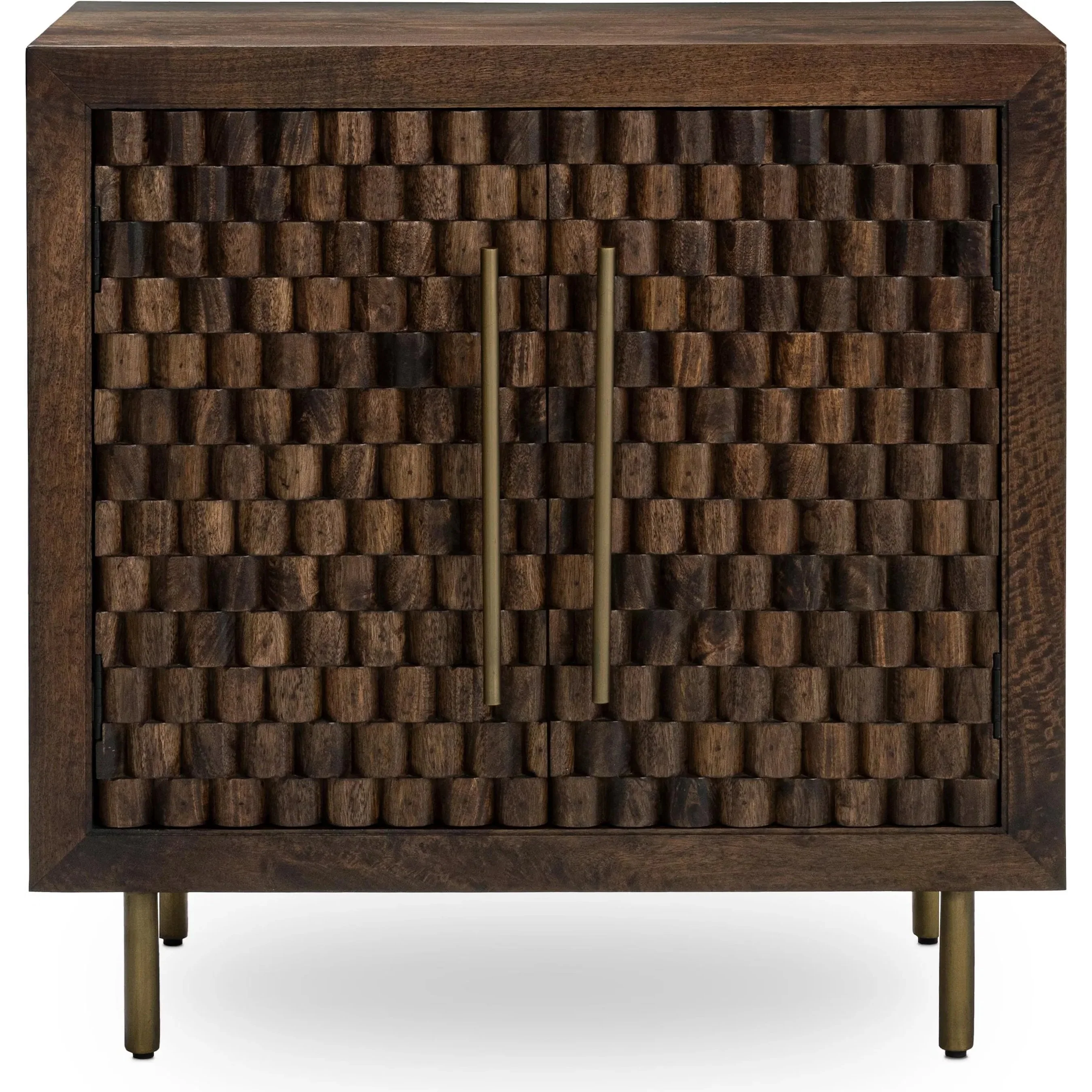 Norwood 2-Door Mango Wood Cabinet - Image 4