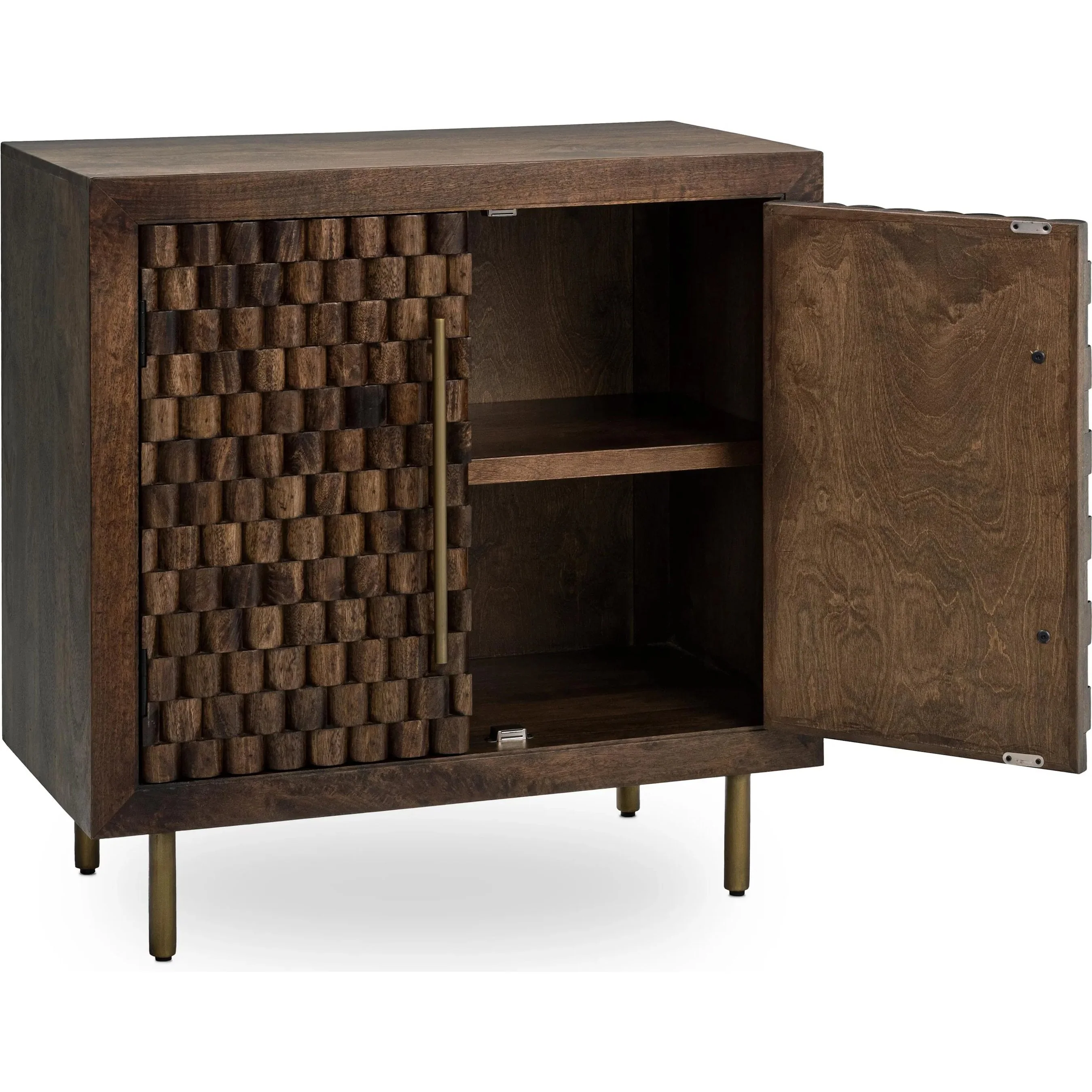 Norwood 2-Door Mango Wood Cabinet - Image 5