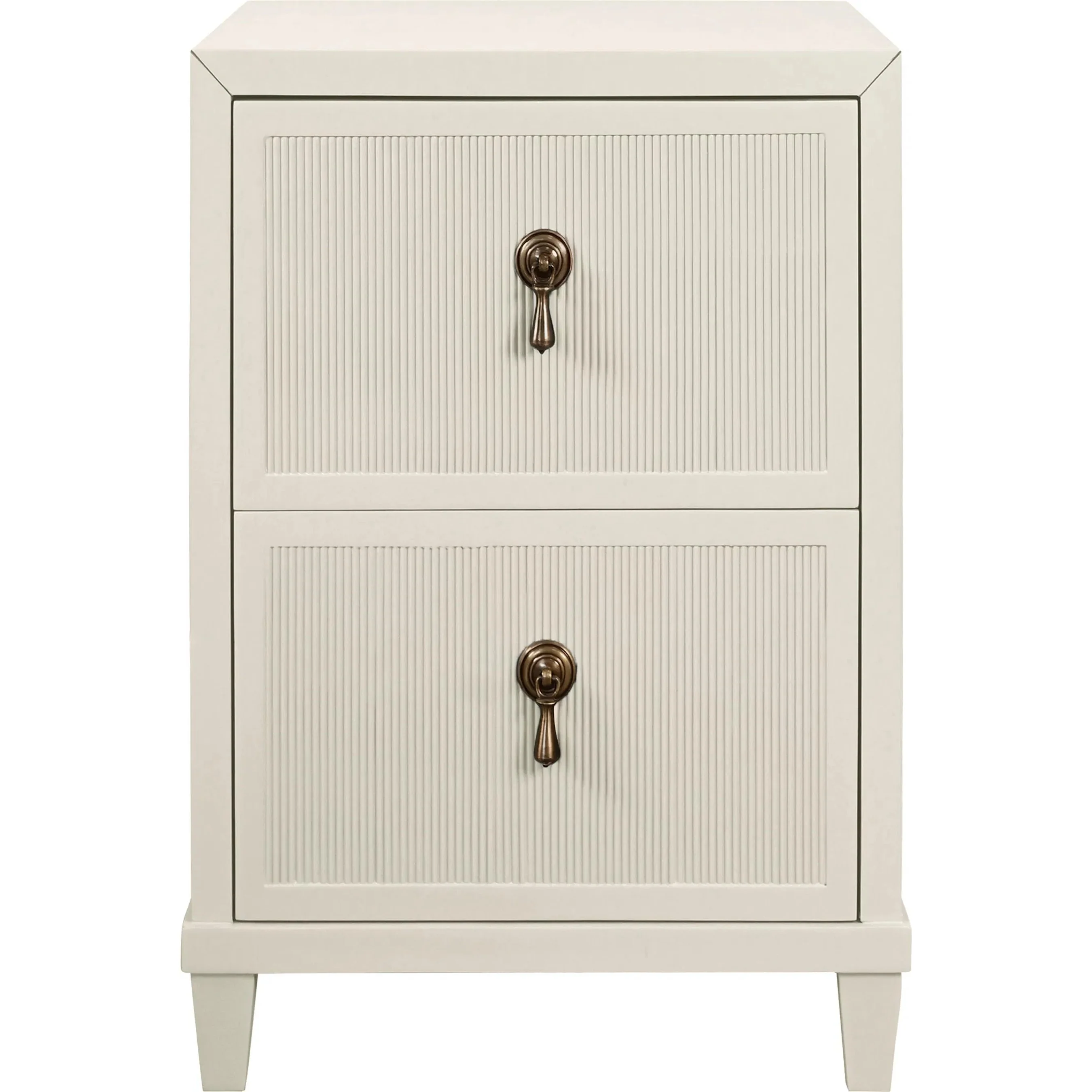 Novalie Two Drawer Side Table