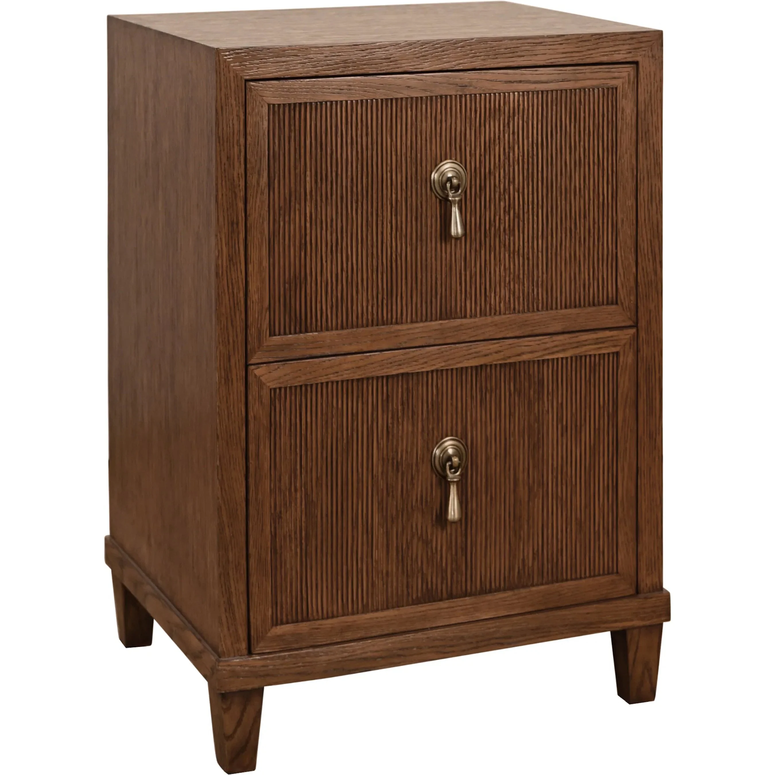 Novalie Two Drawer Side Table - Image 10