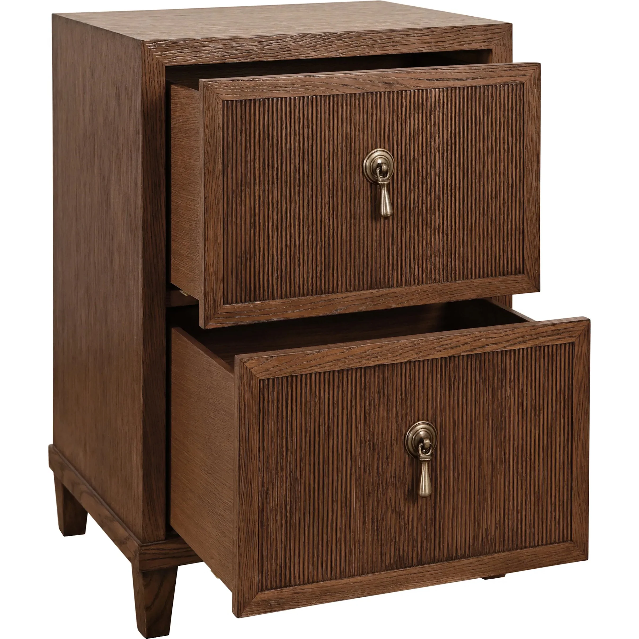 Novalie Two Drawer Side Table - Image 11