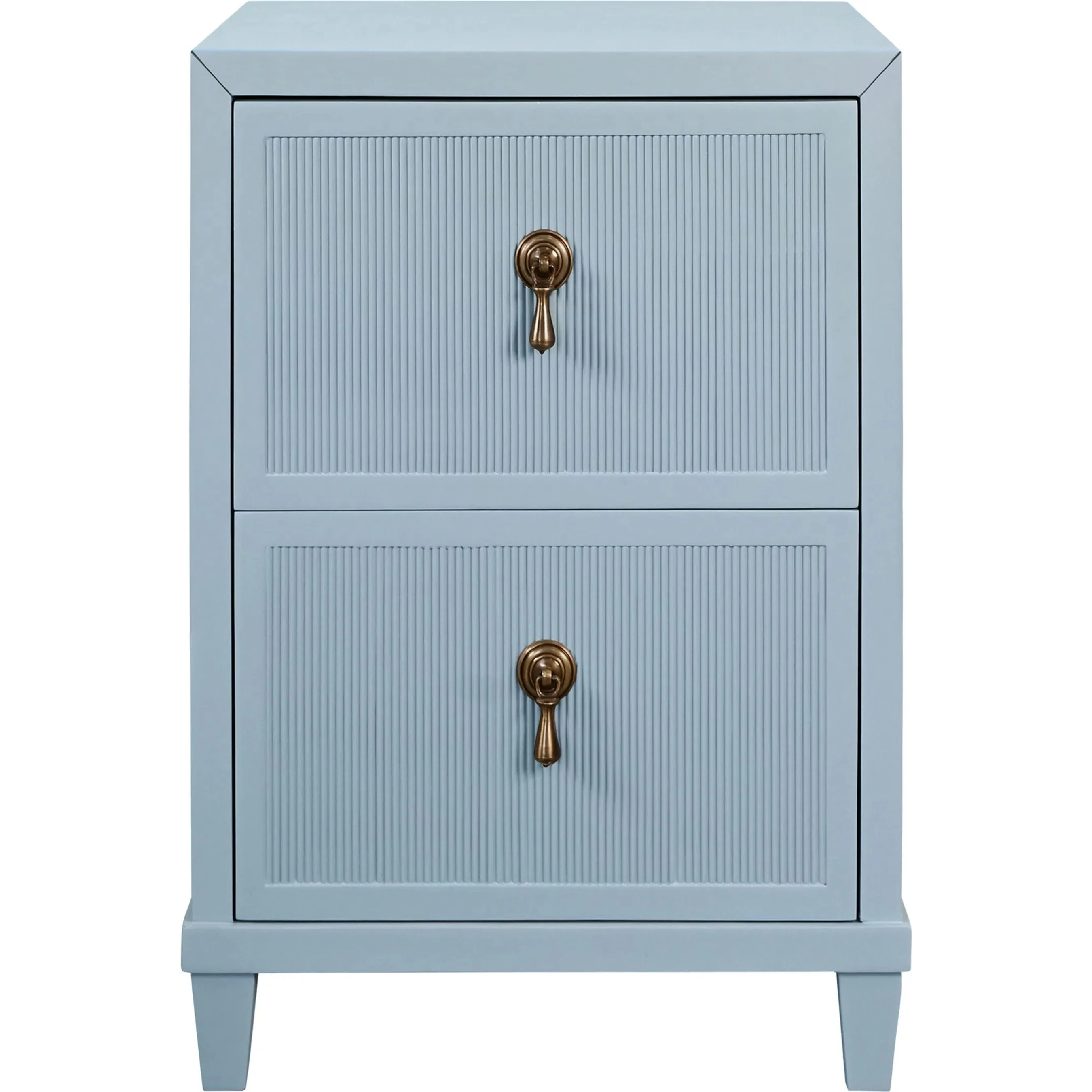 Novalie Two Drawer Side Table - Image 2